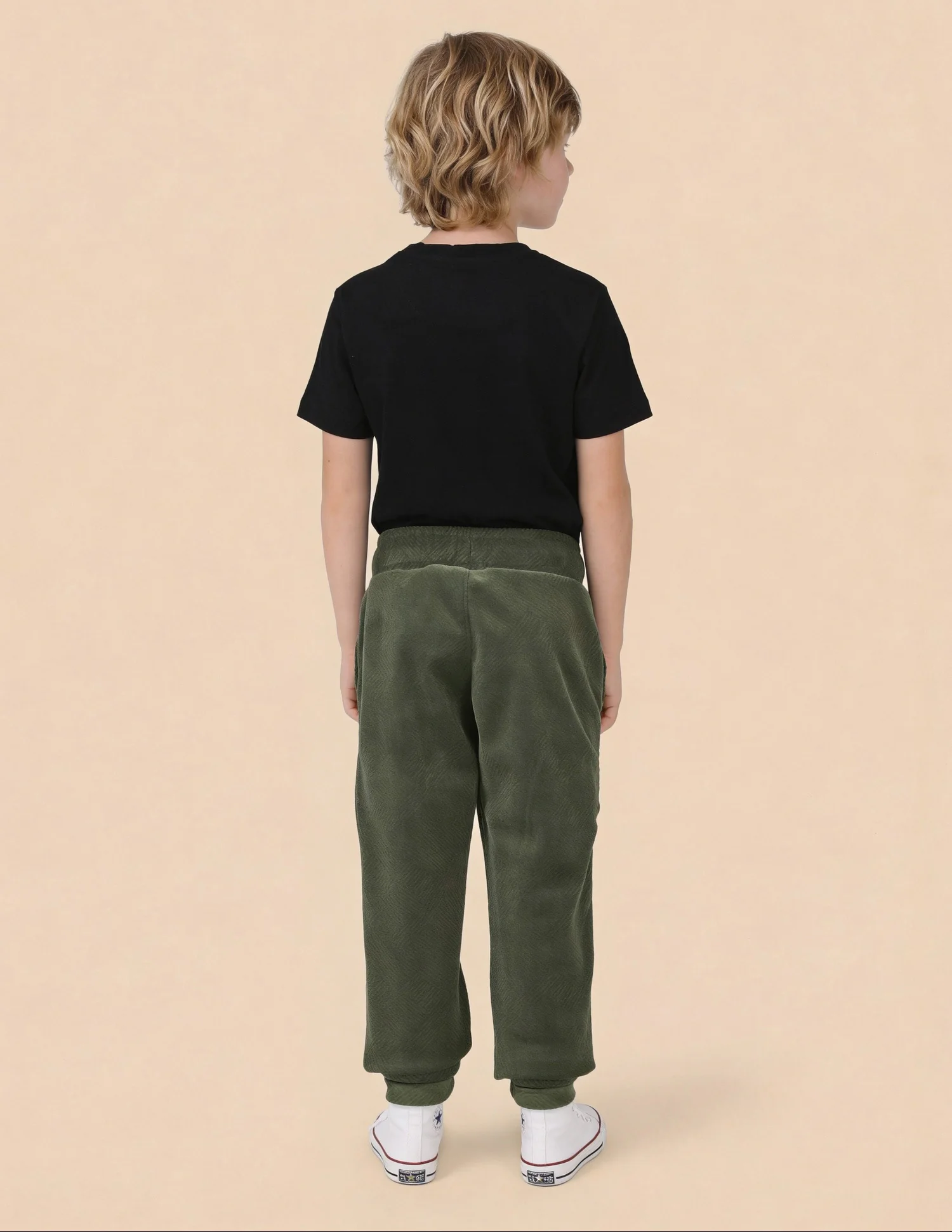 Boys Brand Embroidered Regular Fit Joggers - Image 4