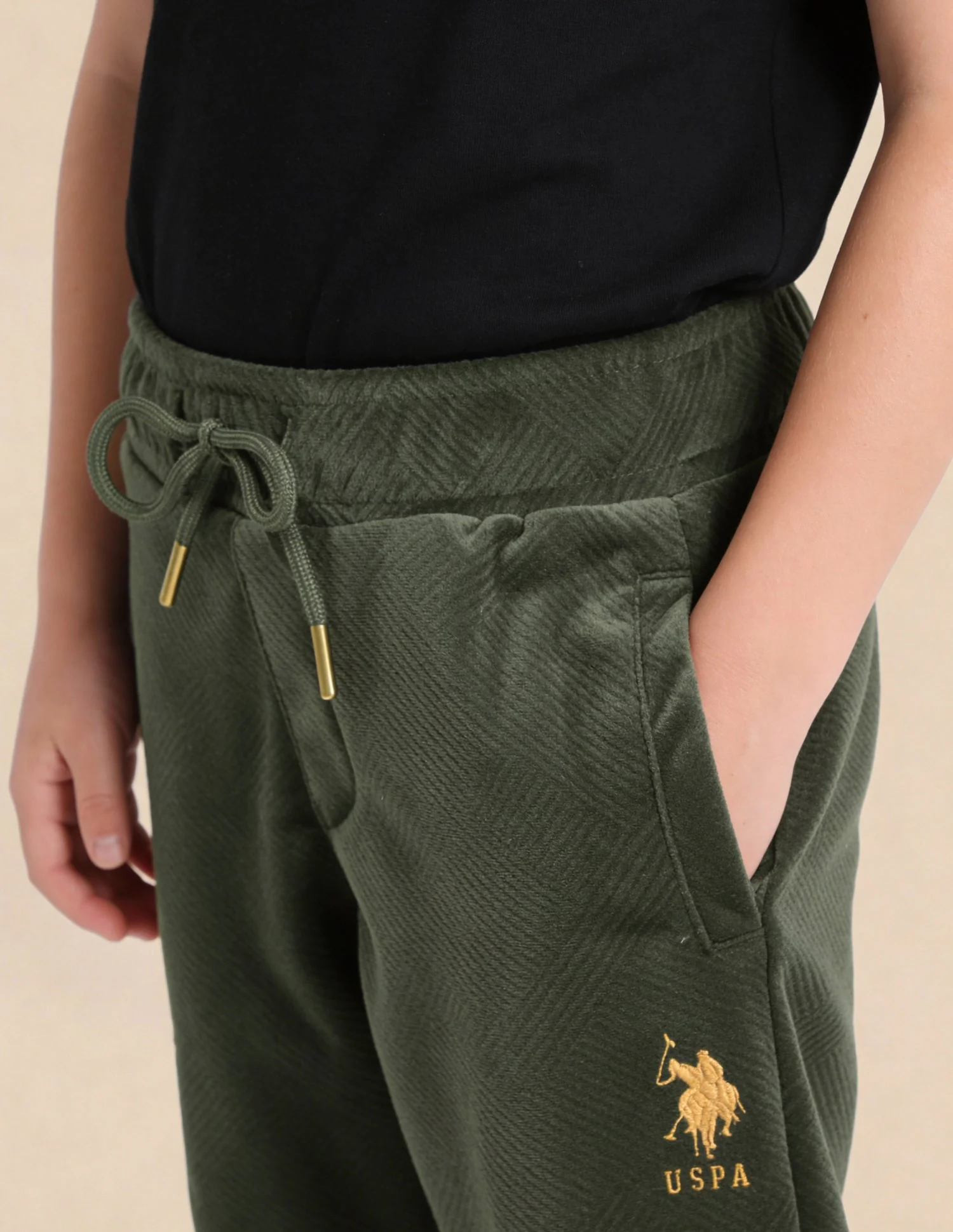 Boys Brand Embroidered Regular Fit Joggers - Image 5
