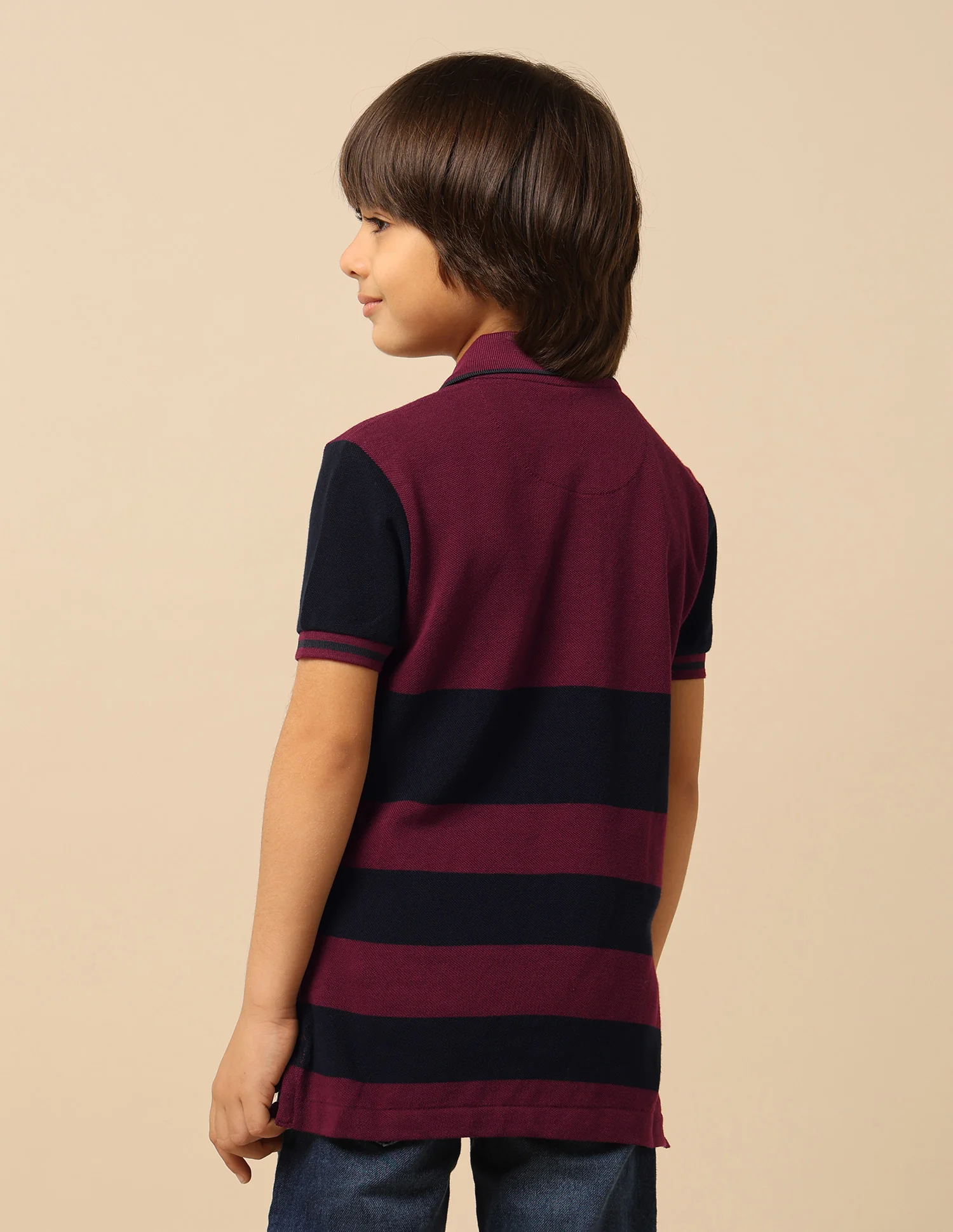Boys Brand Embroidered Regular Fit Polo Shirt - Image 5