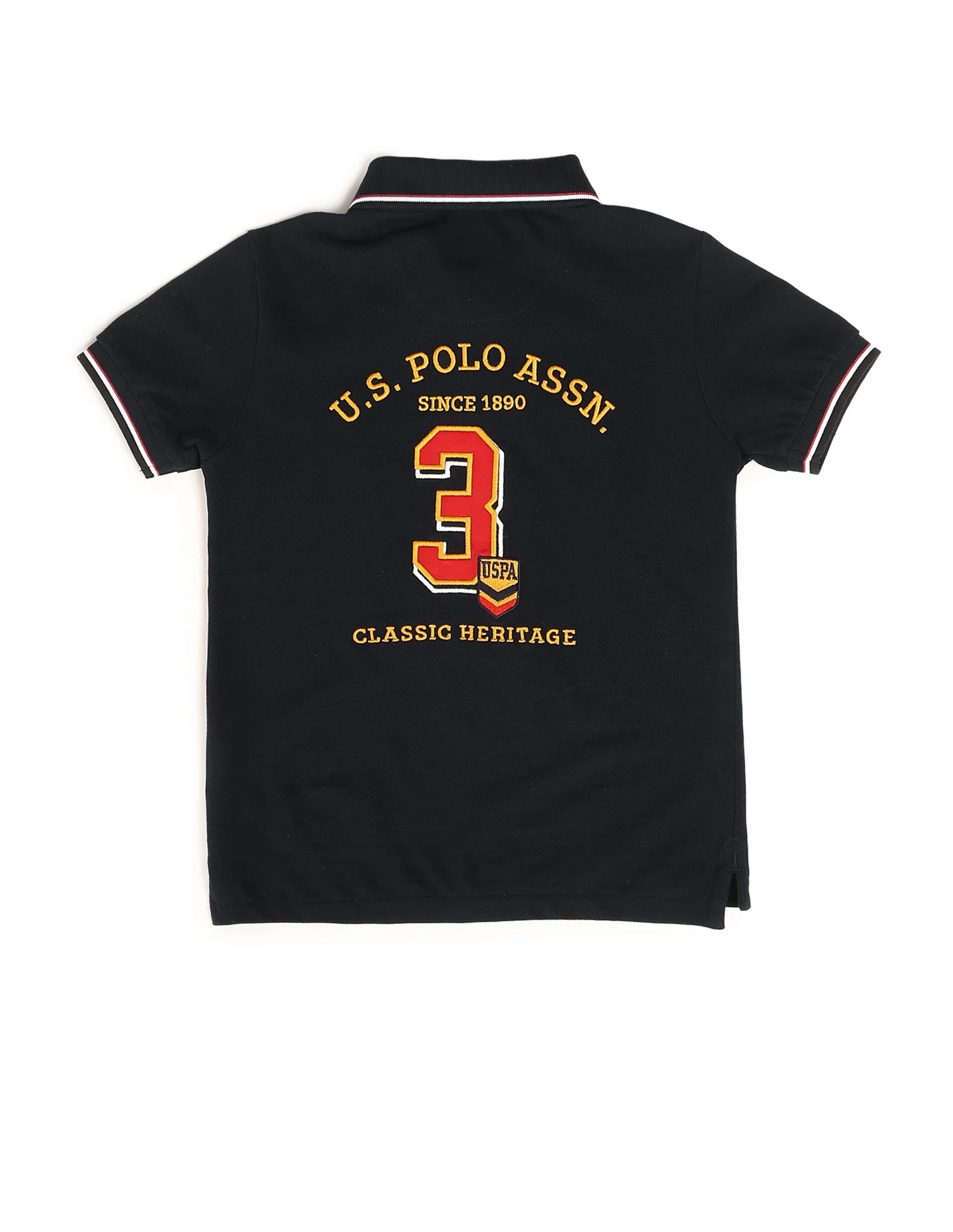 Boys Brand Embroidered Regular Fit Polo Shirt - Image 8