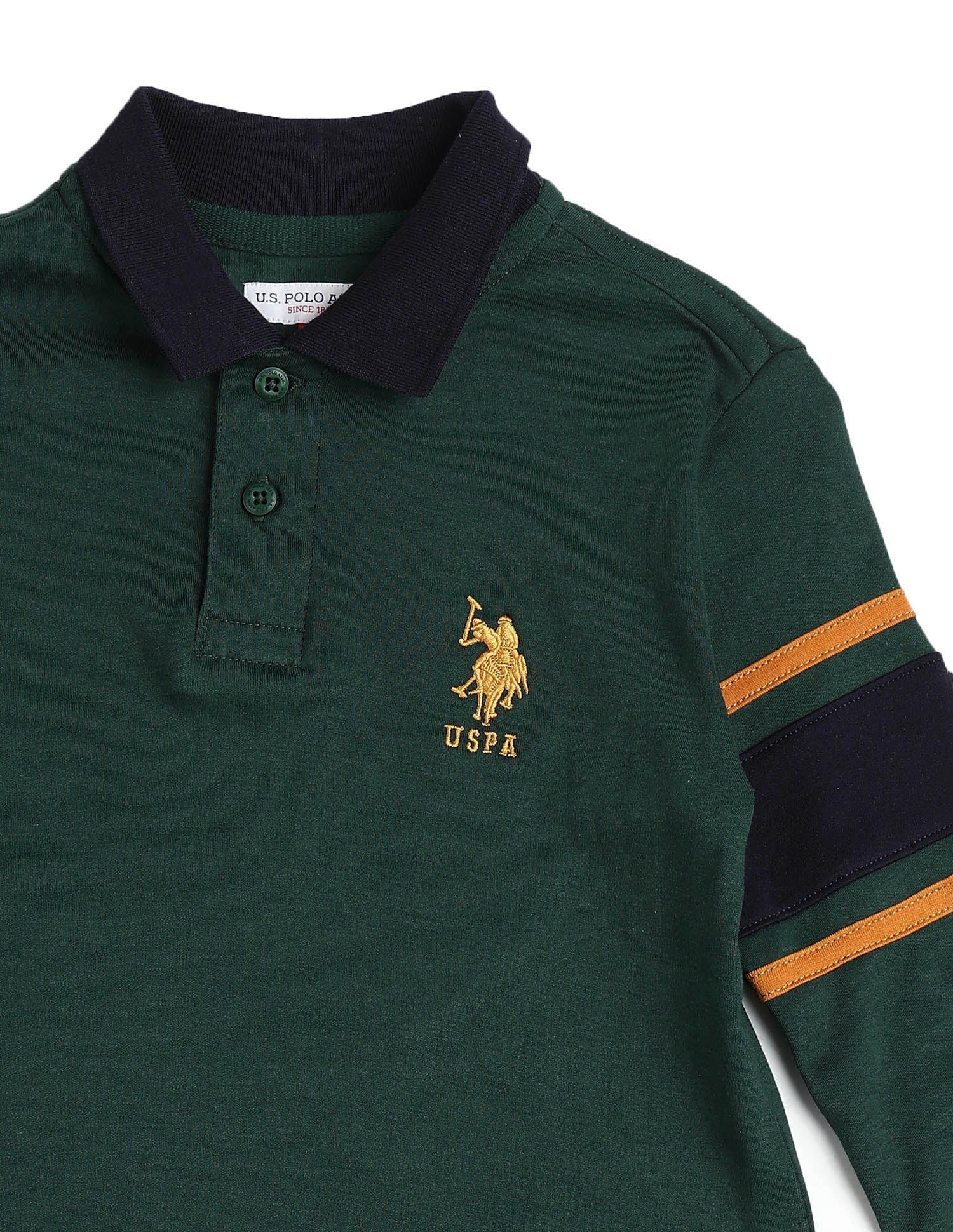 Boys Brand Embroidered Regular Fit Polo Shirt - Image 9