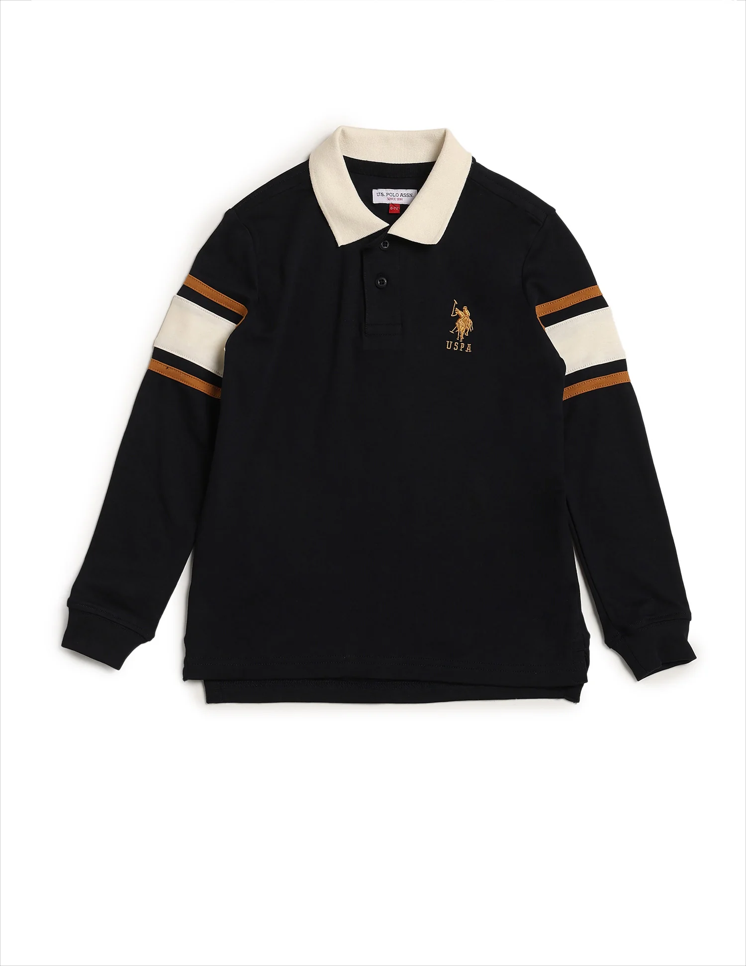 Boys Brand Embroidered Regular Fit Polo Shirt - Image 7