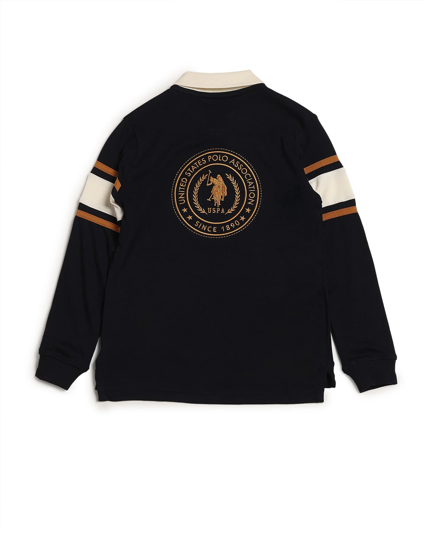Boys Brand Embroidered Regular Fit Polo Shirt - Image 8