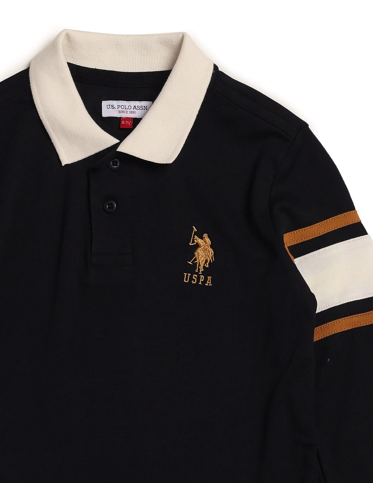 Boys Brand Embroidered Regular Fit Polo Shirt - Image 9