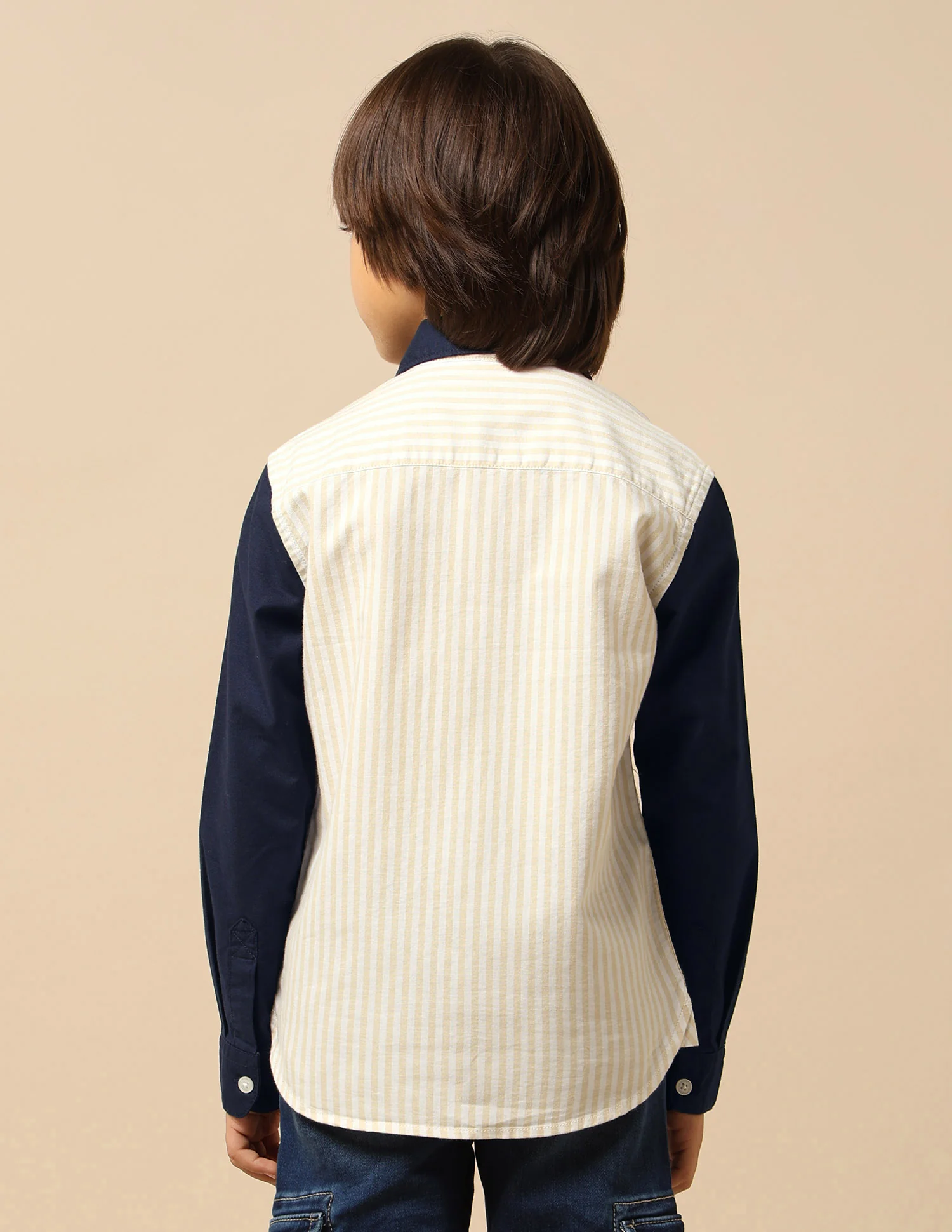 Boys Brand Embroidered Regular Fit Shirt - Image 5