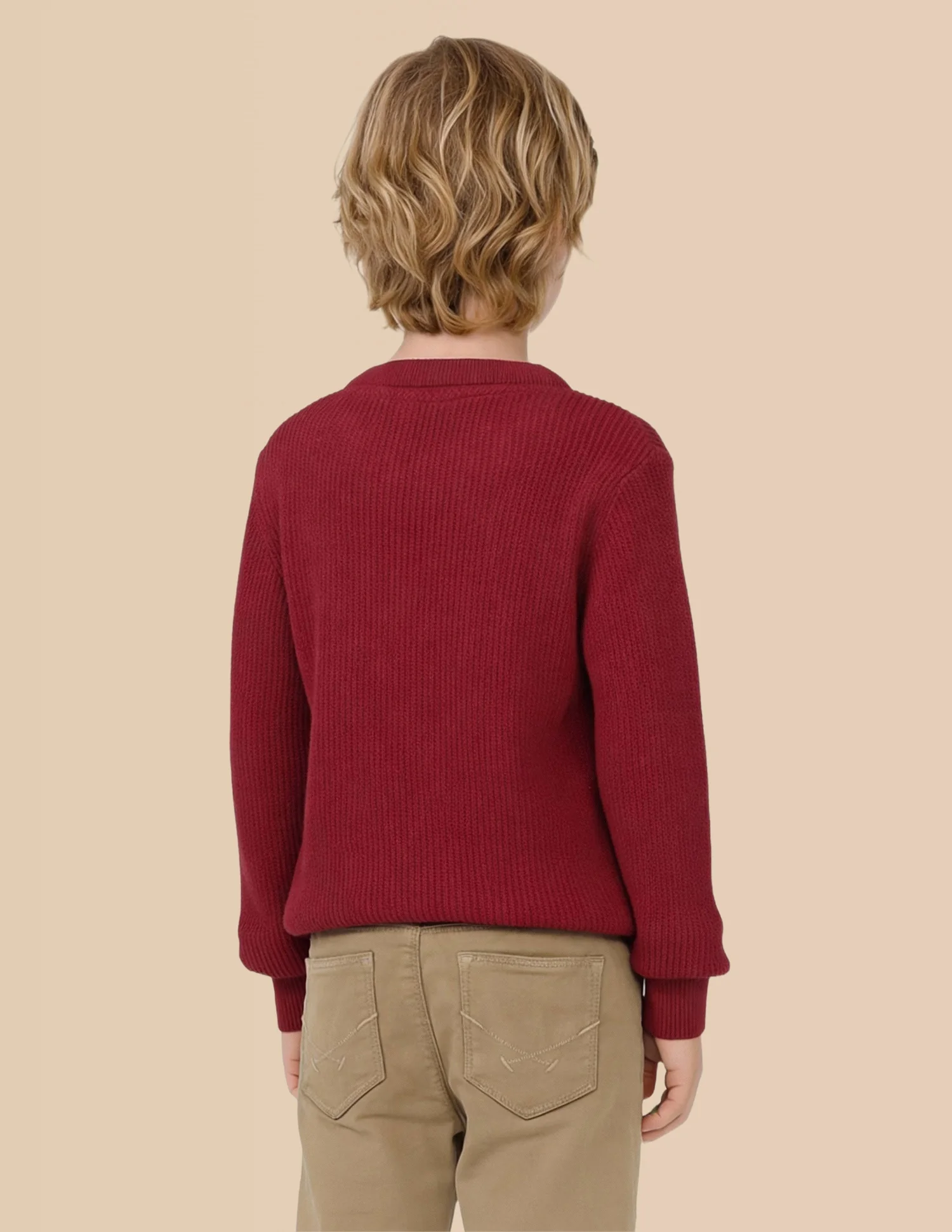 Boys Brand Embroidered Regular Fit Sweater - Image 5