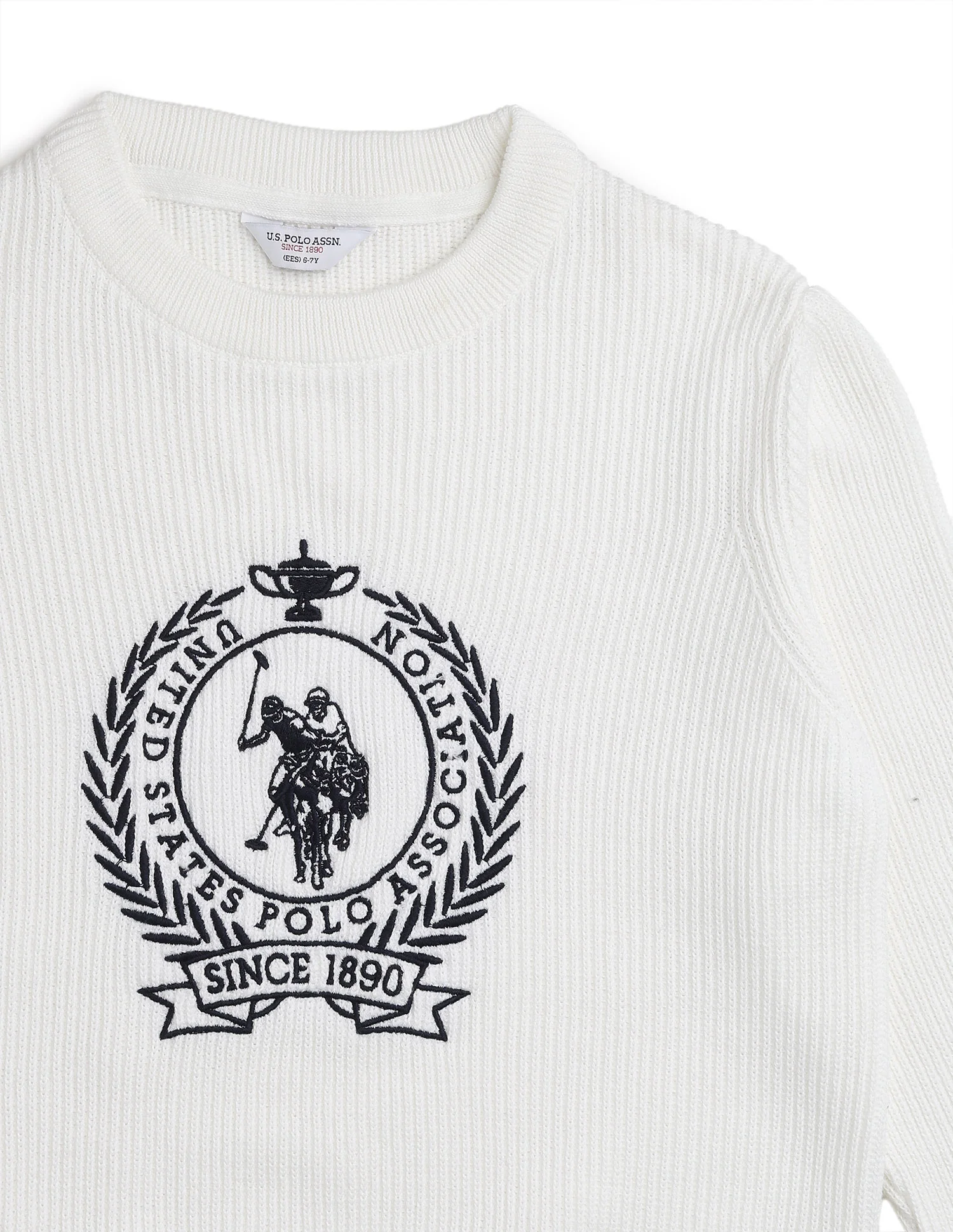 Boys Brand Embroidered Regular Fit Sweater - Image 7