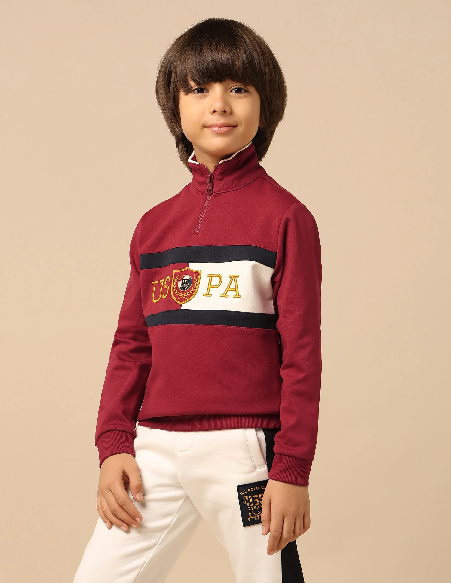 Boys Brand Embroidered Regular Fit Sweatshirt - Image 4