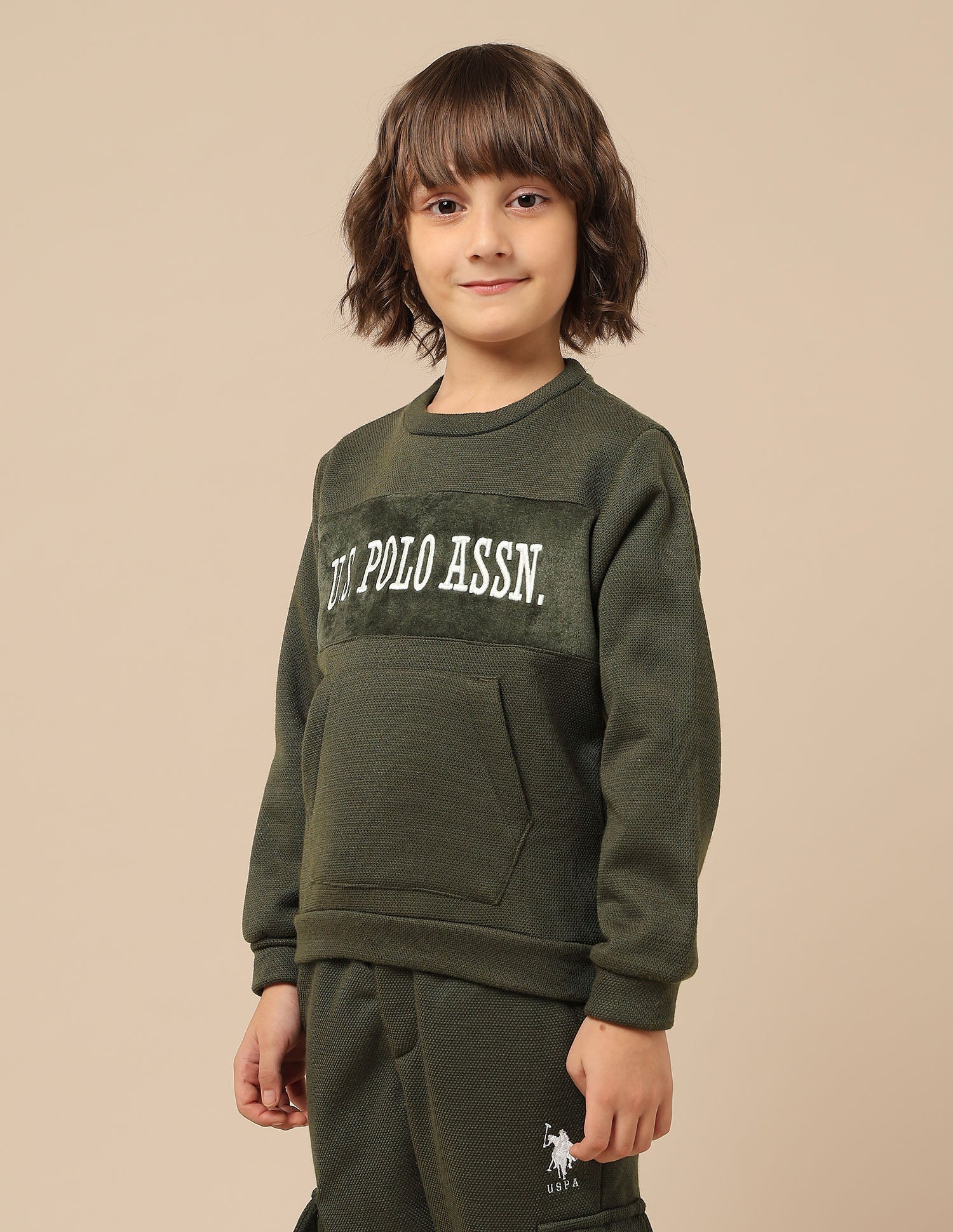 Boys Brand Embroidered Regular Fit Sweatshirt - Image 4