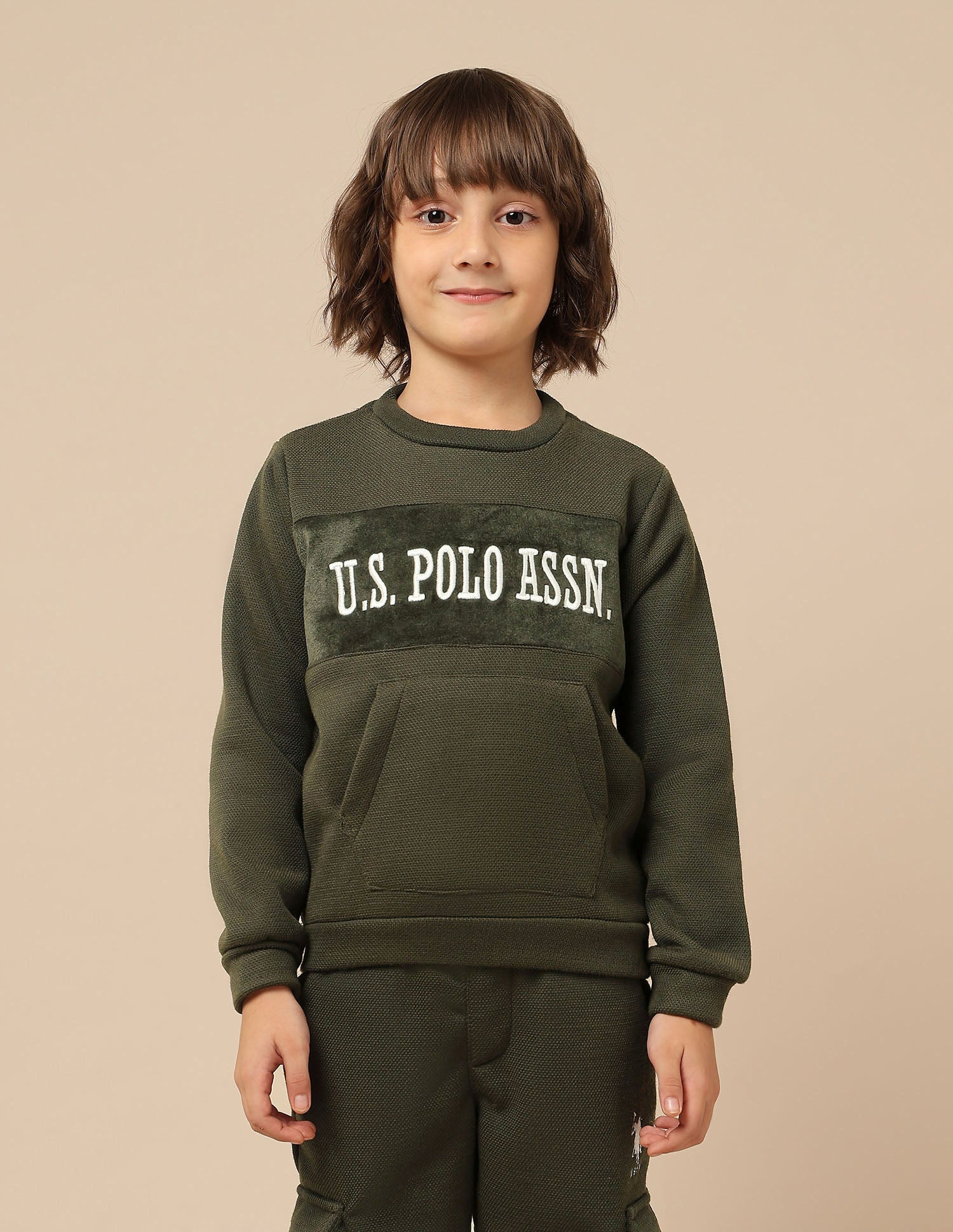Boys Brand Embroidered Regular Fit Sweatshirt - Image 6