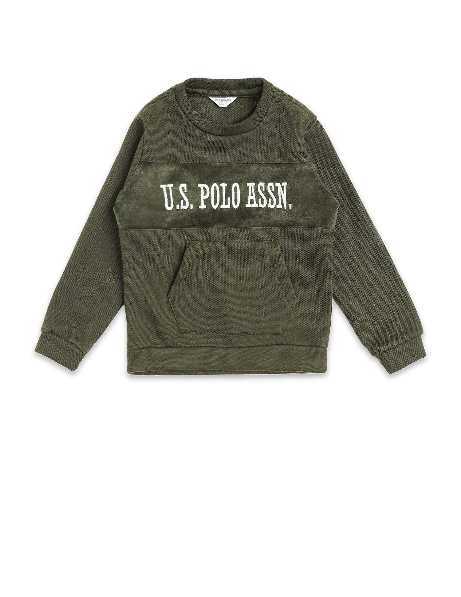 Boys Brand Embroidered Regular Fit Sweatshirt - Image 8