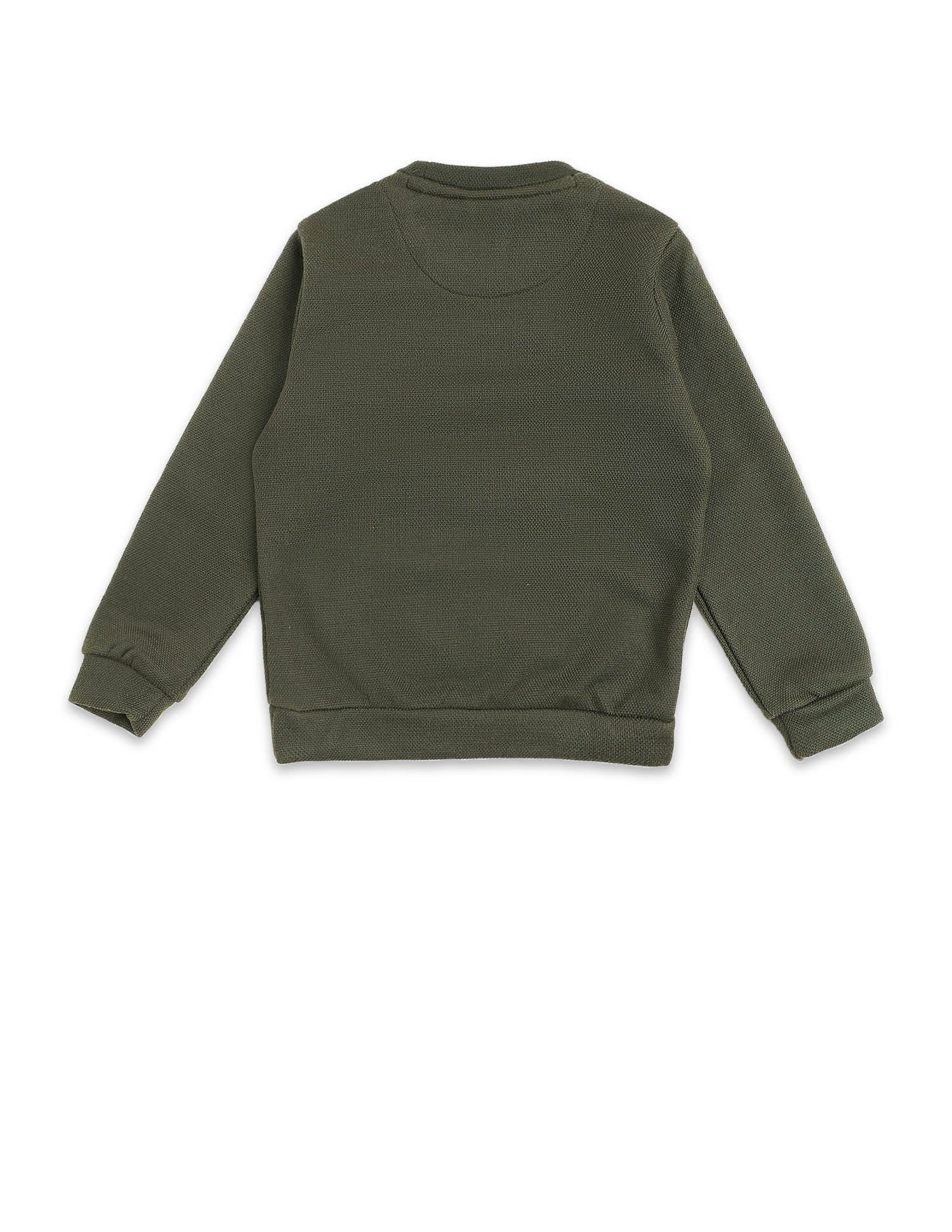 Boys Brand Embroidered Regular Fit Sweatshirt - Image 9