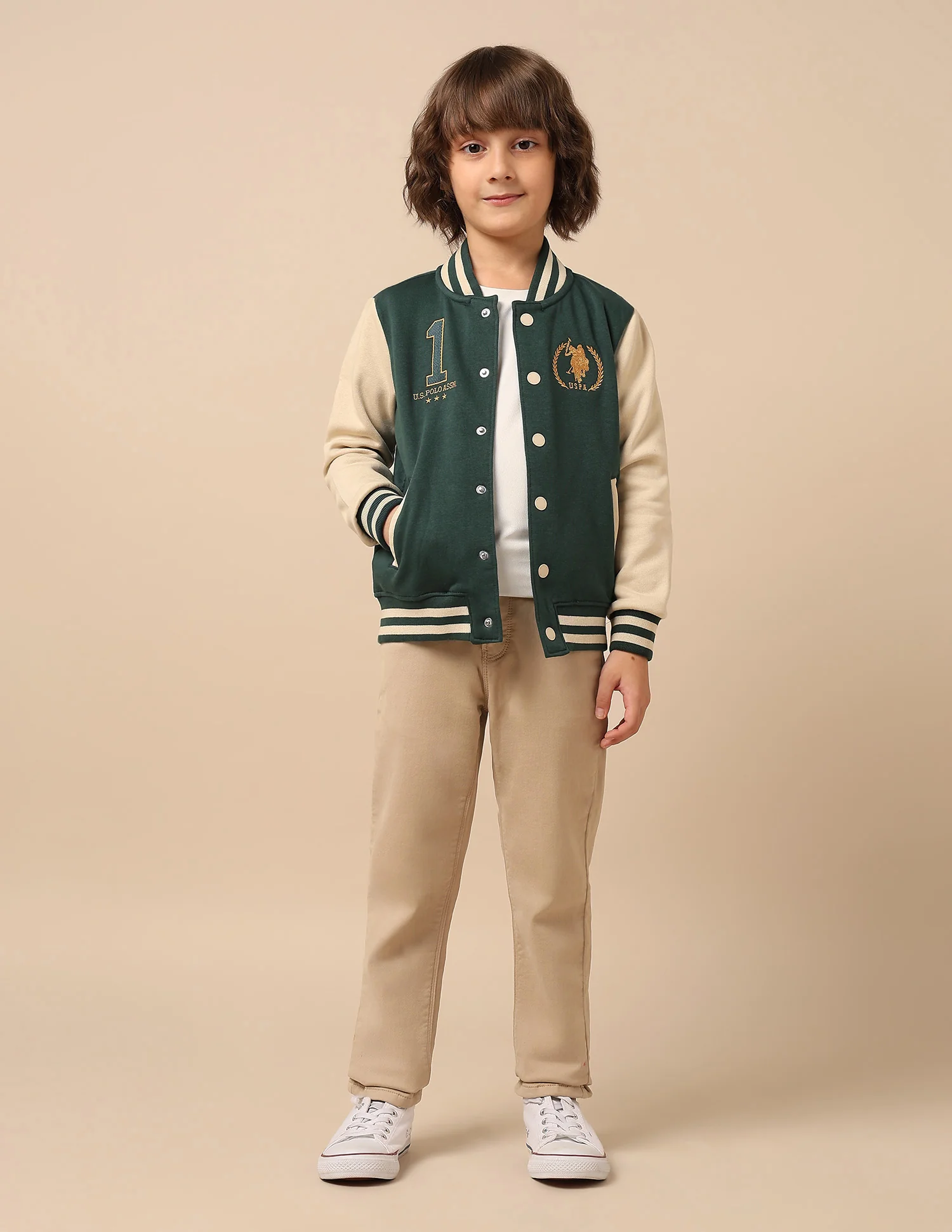 Boys Brand Embroidered Regular Fit Sweatshirt - Image 3