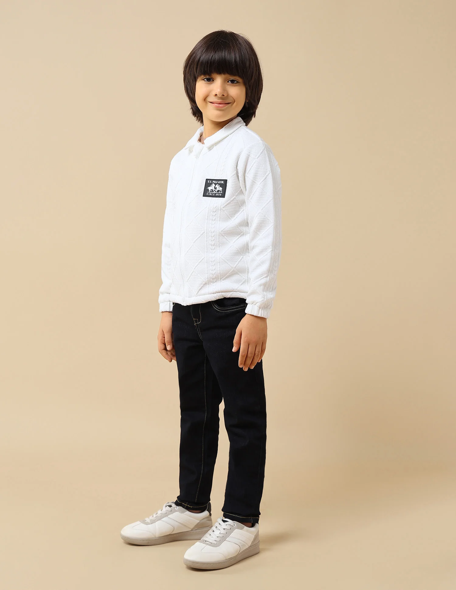 Boys Brand Embroidered Regular Fit Sweatshirt - Image 4