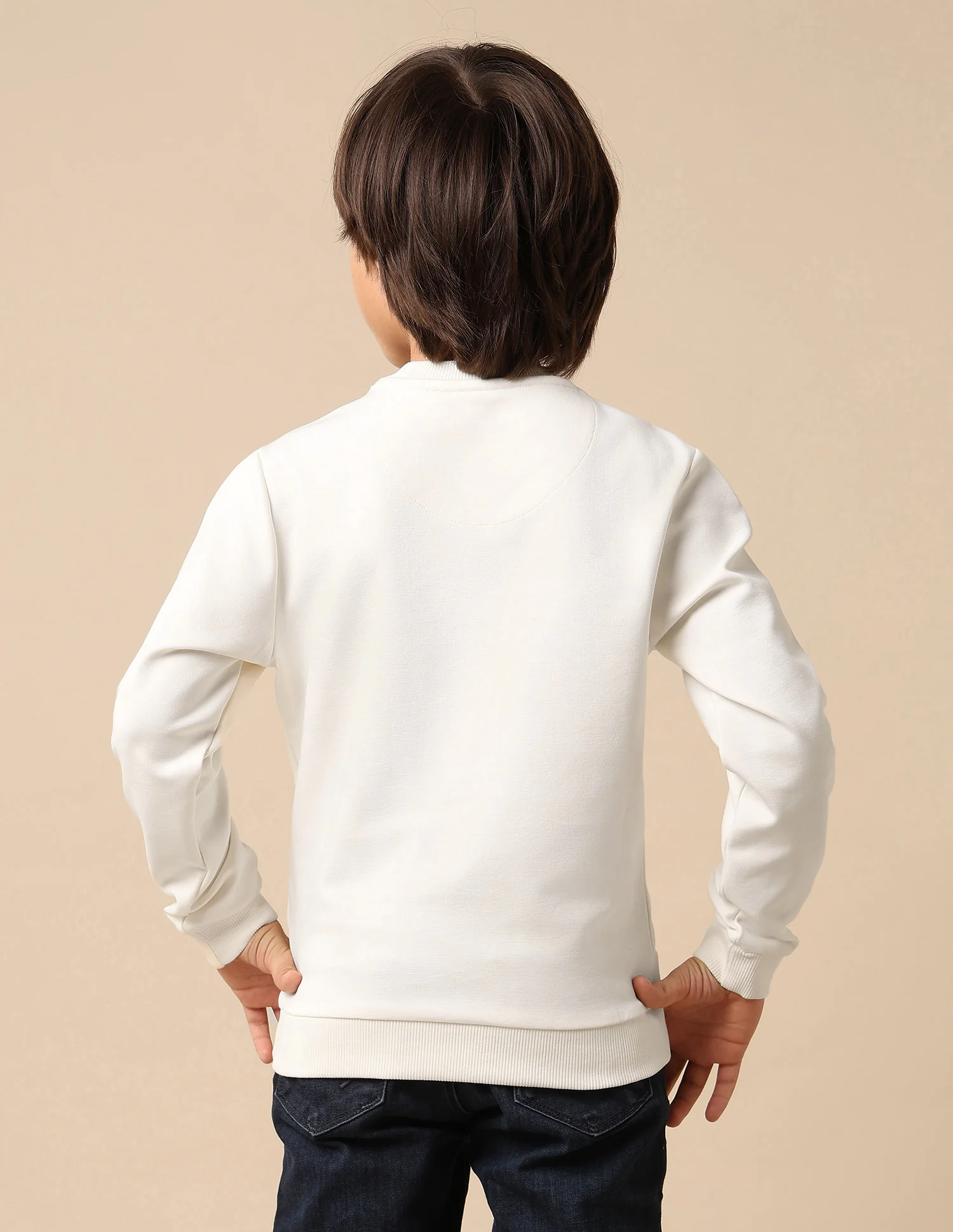 Boys Brand Embroidered Regular Fit Sweatshirt - Image 5