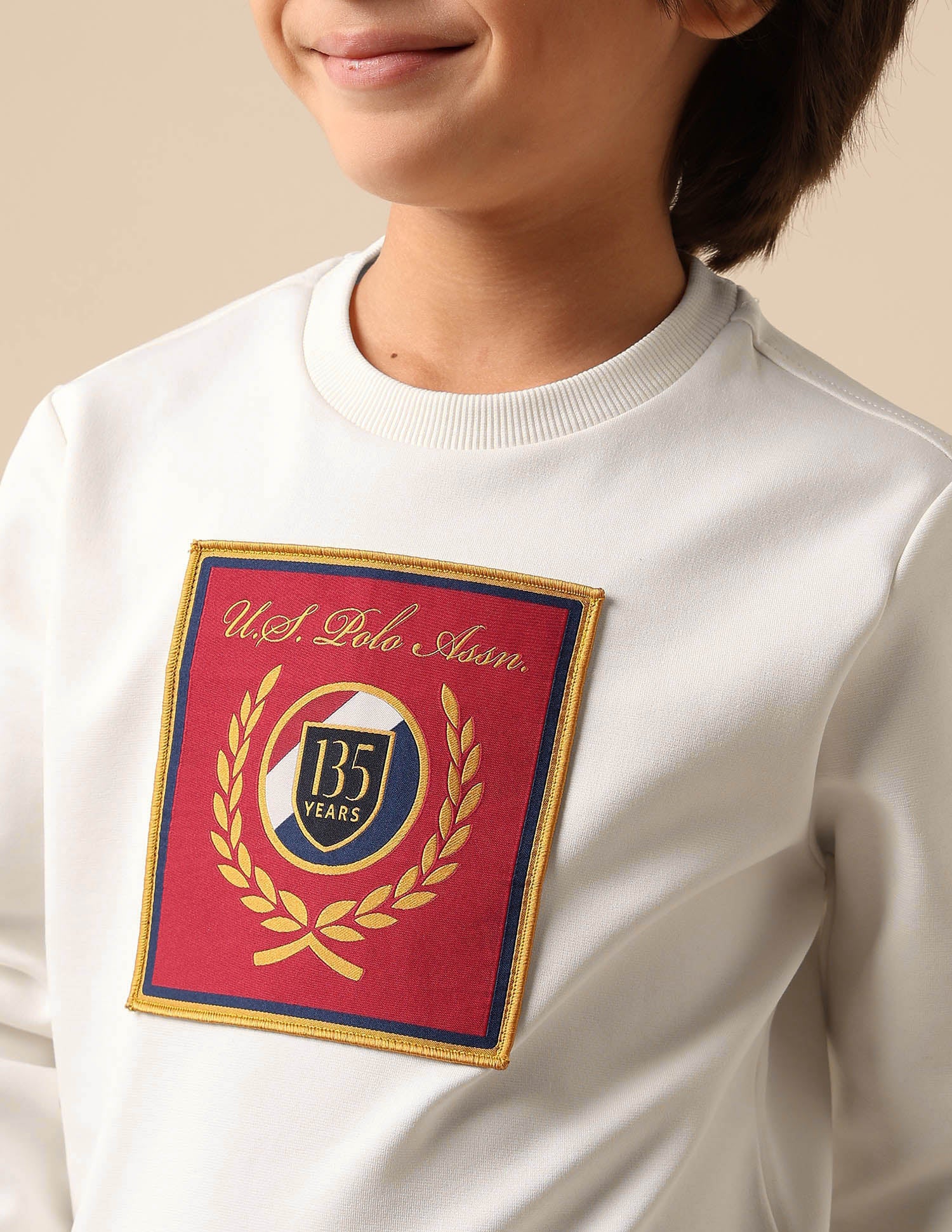 Boys Brand Embroidered Regular Fit Sweatshirt - Image 6
