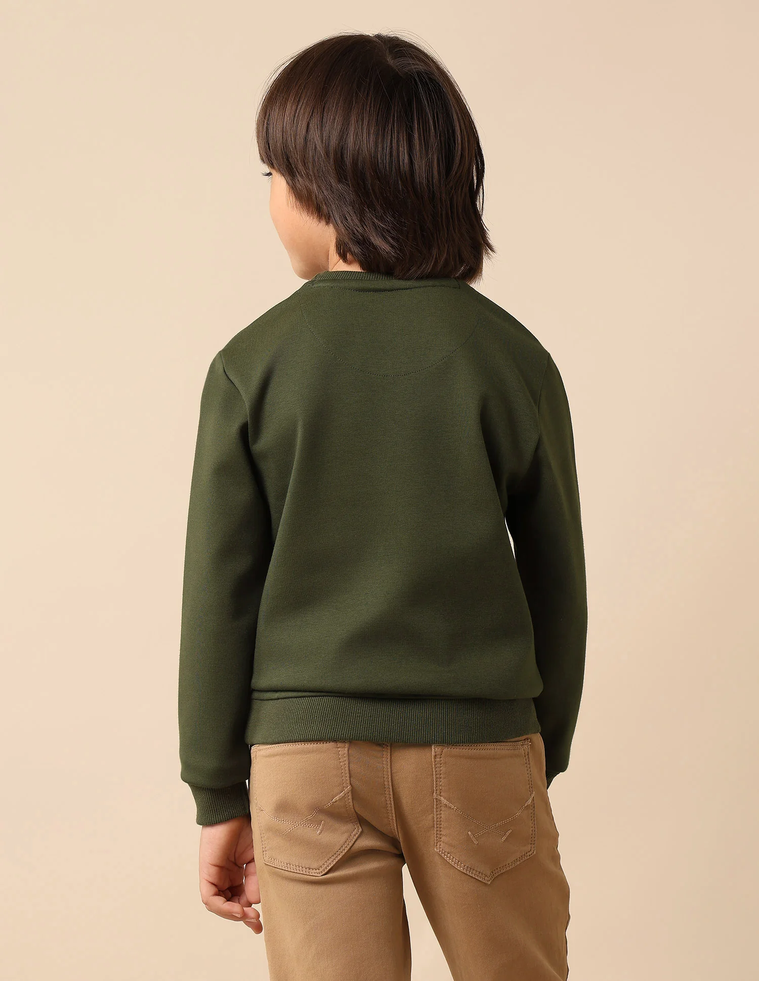 Boys Brand Embroidered Regular Fit Sweatshirt - Image 5