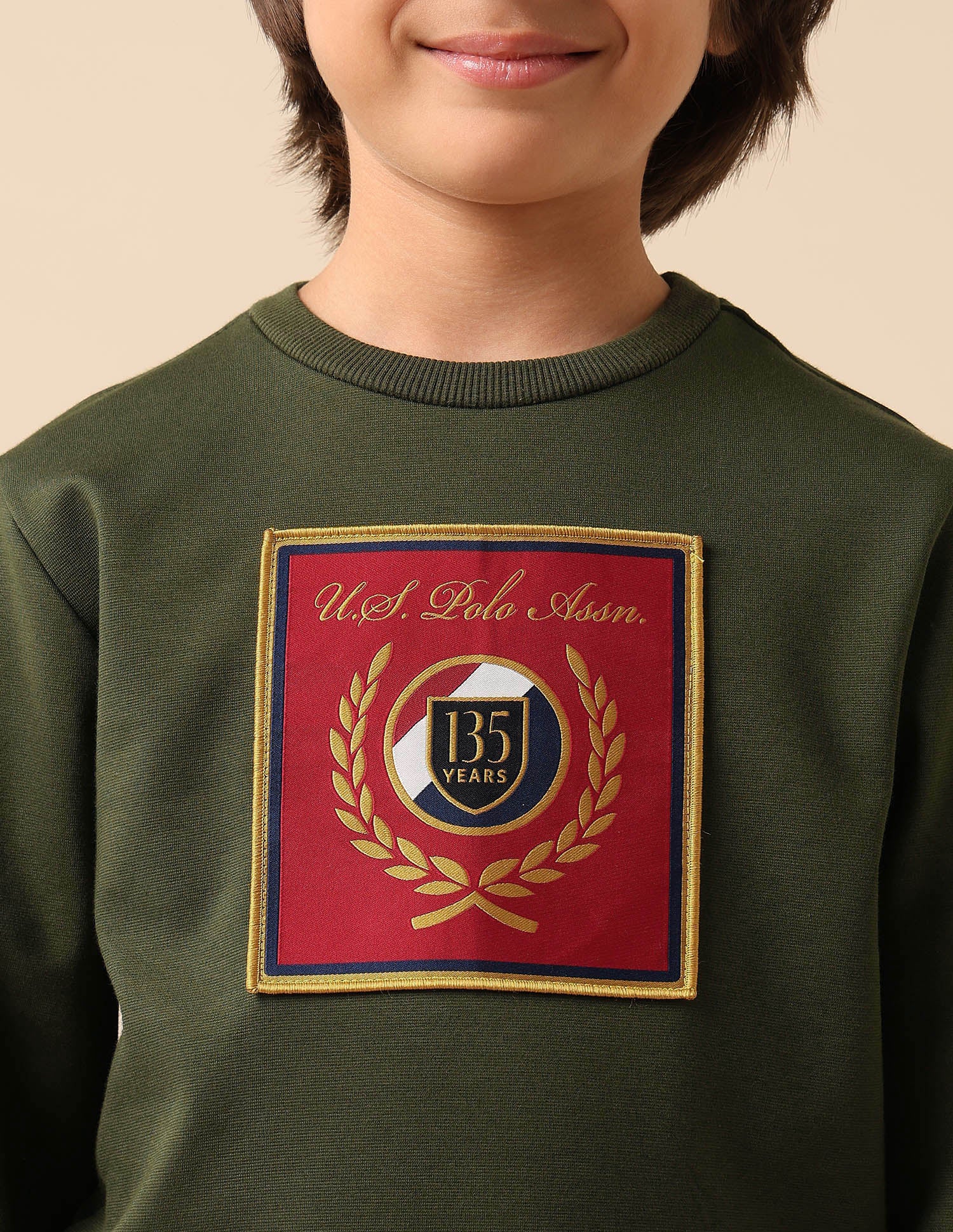 Boys Brand Embroidered Regular Fit Sweatshirt - Image 6