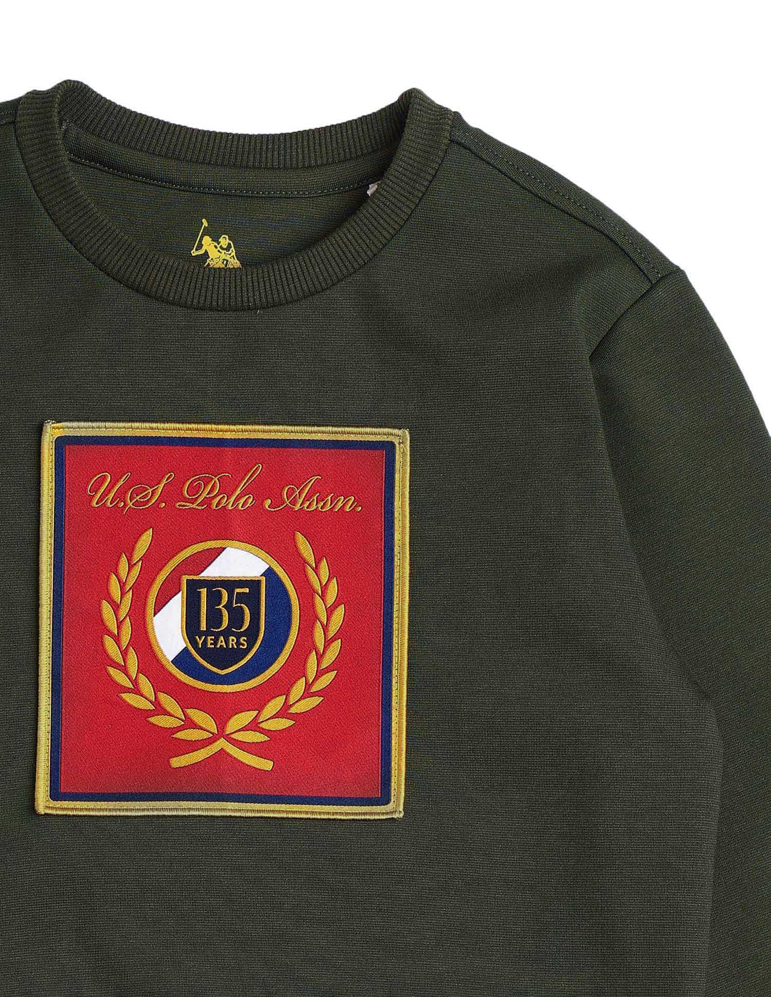 Boys Brand Embroidered Regular Fit Sweatshirt - Image 9