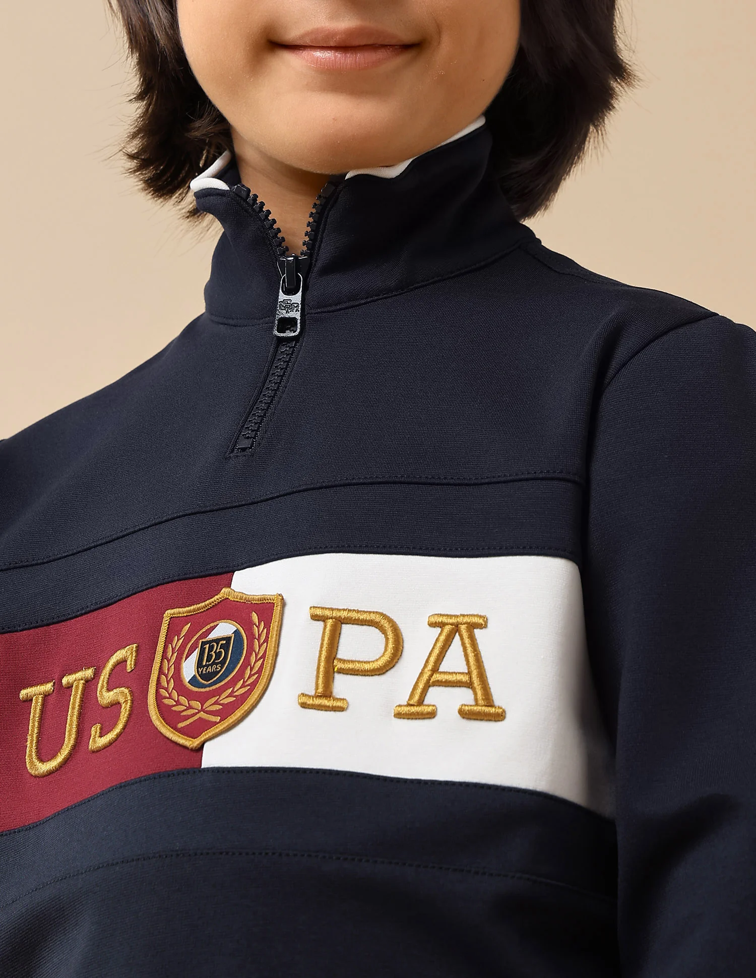 Boys Brand Embroidered Regular Fit Sweatshirt - Image 6