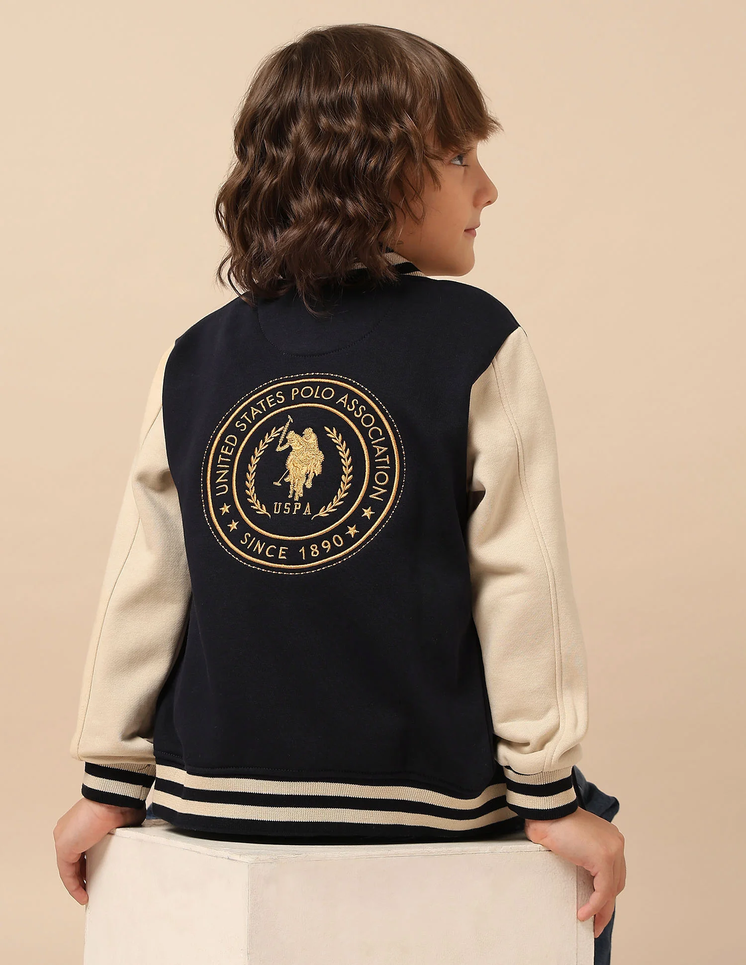 Boys Brand Embroidered Regular Fit Sweatshirt