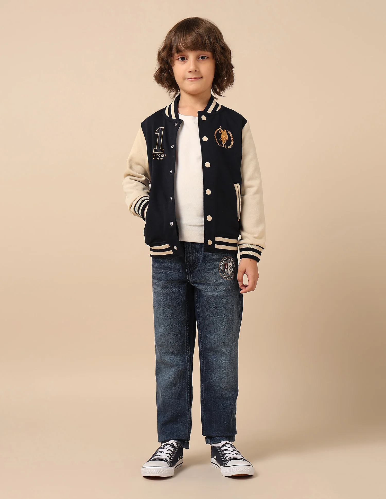 Boys Brand Embroidered Regular Fit Sweatshirt - Image 3