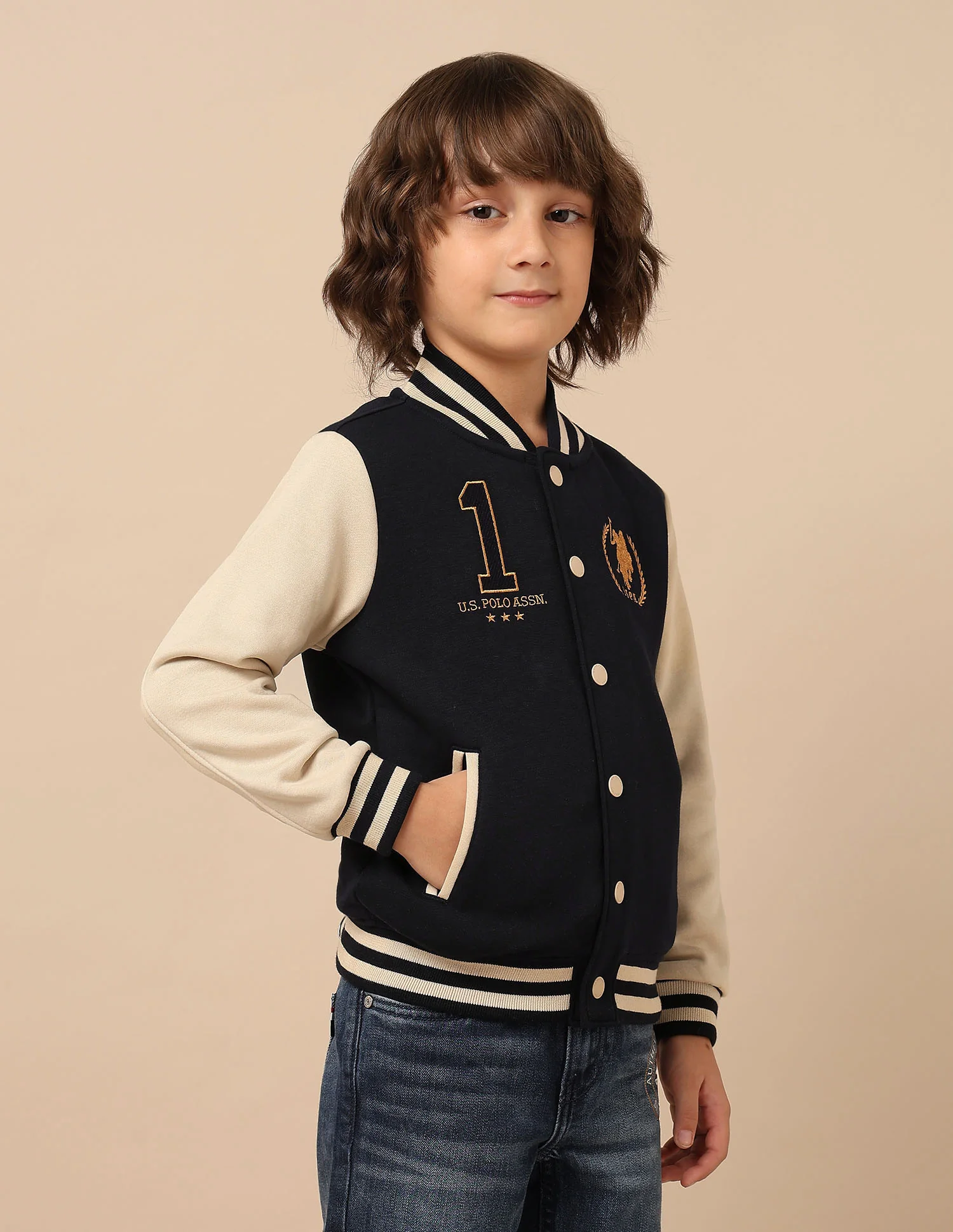 Boys Brand Embroidered Regular Fit Sweatshirt - Image 4