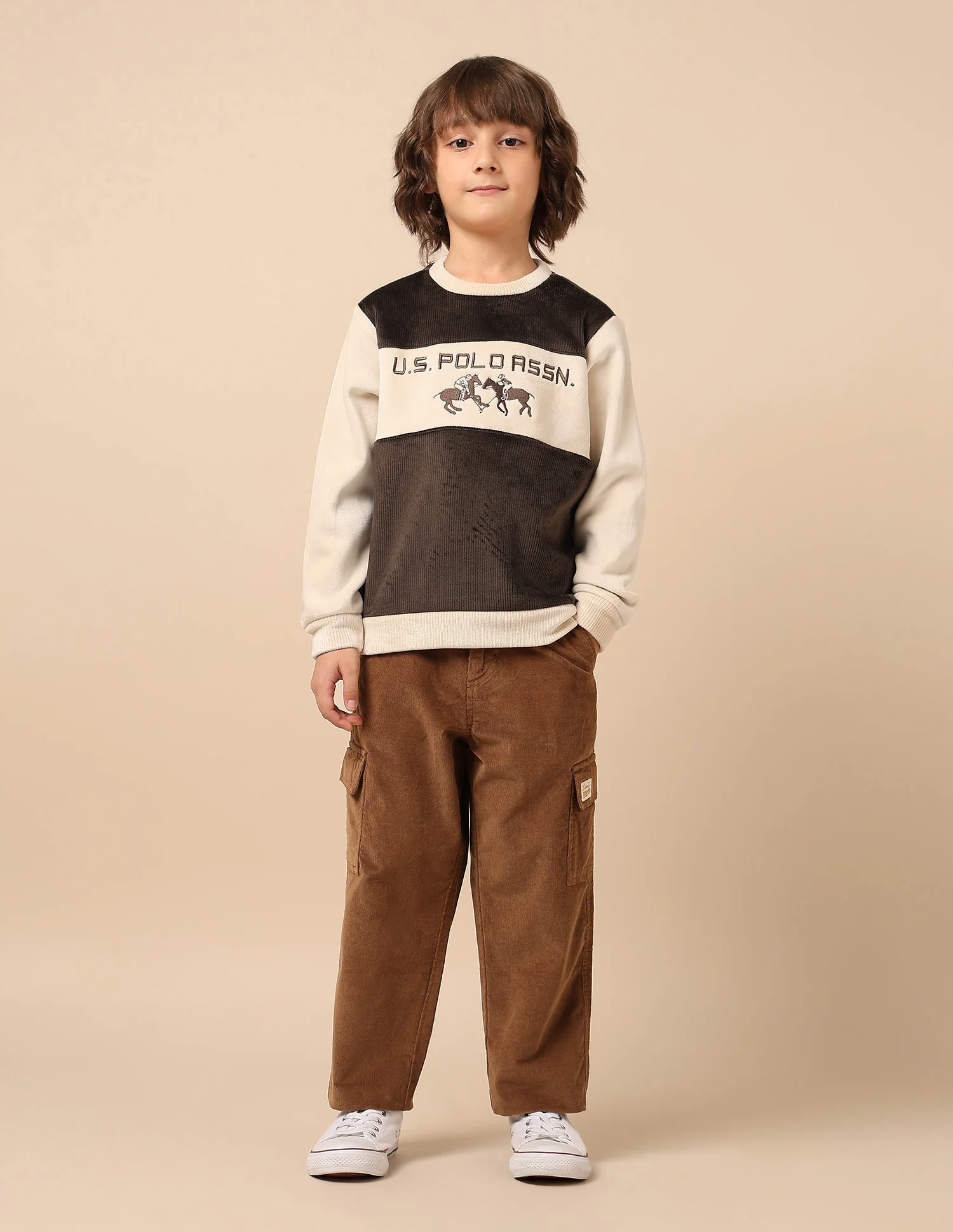 Boys Brand Embroidered Regular Fit Sweatshirt - Image 3