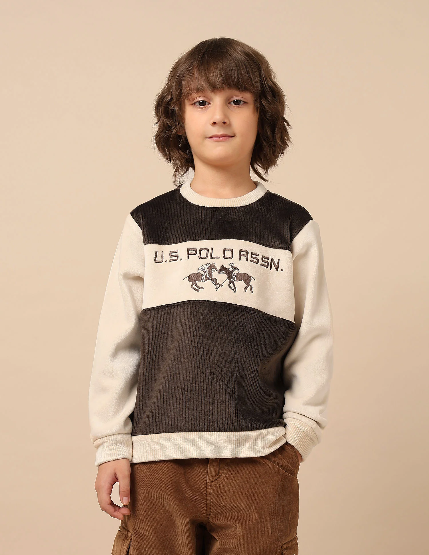 Boys Brand Embroidered Regular Fit Sweatshirt - Image 6