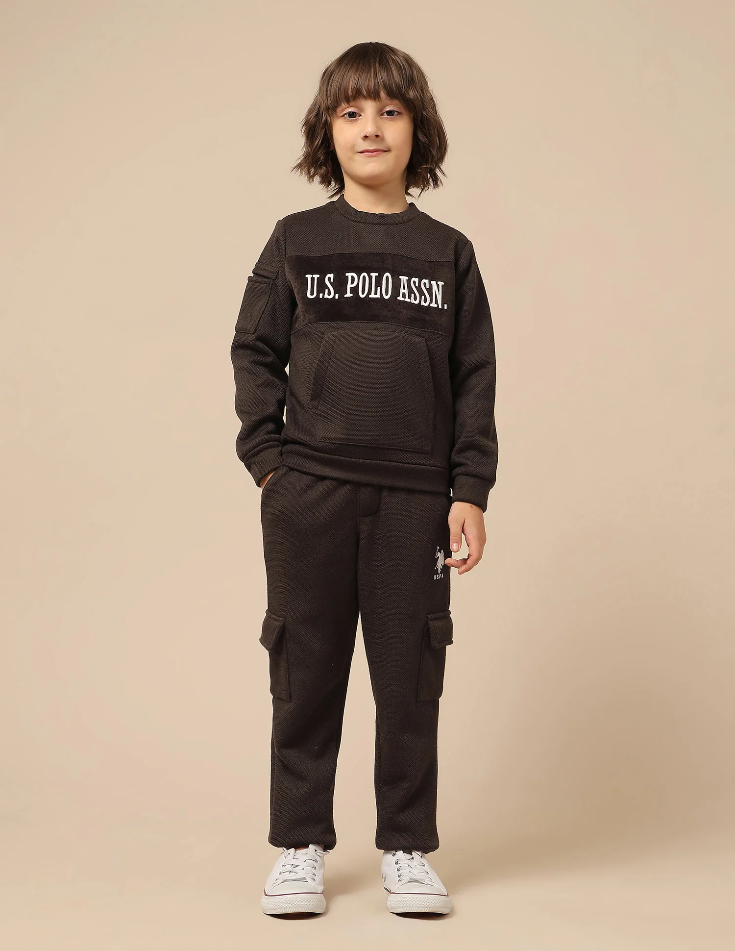 Boys Brand Embroidered Regular Fit Sweatshirt - Image 3