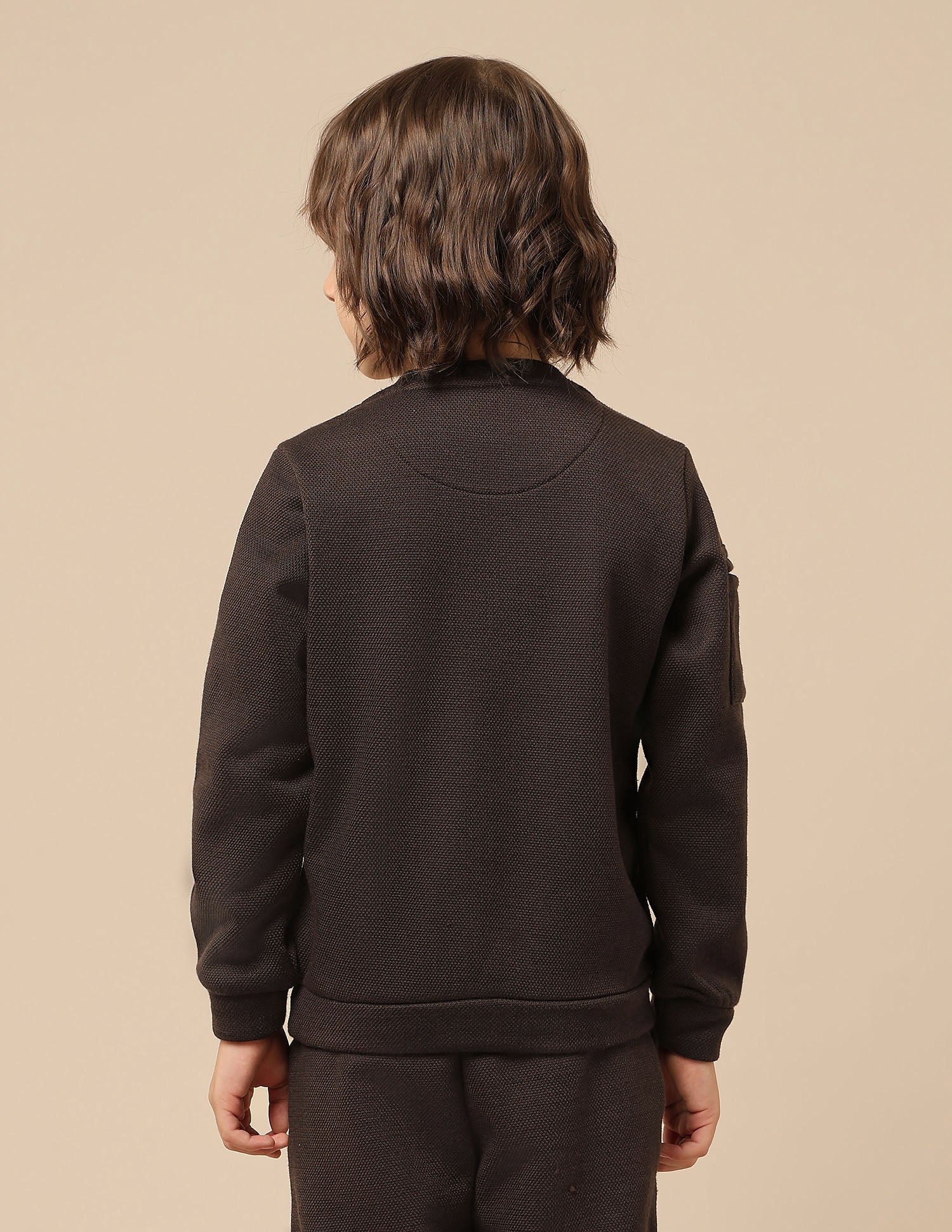 Boys Brand Embroidered Regular Fit Sweatshirt - Image 5