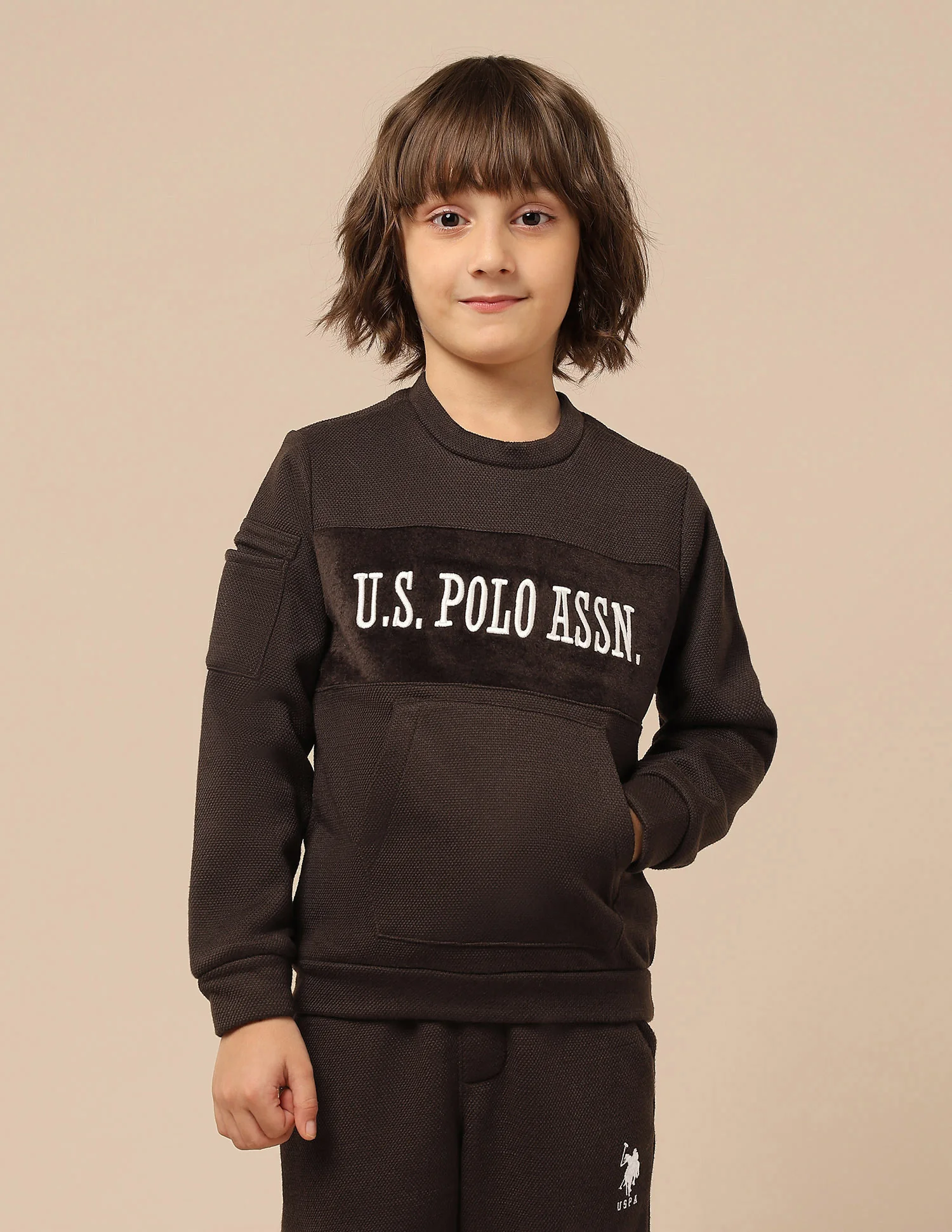 Boys Brand Embroidered Regular Fit Sweatshirt - Image 6