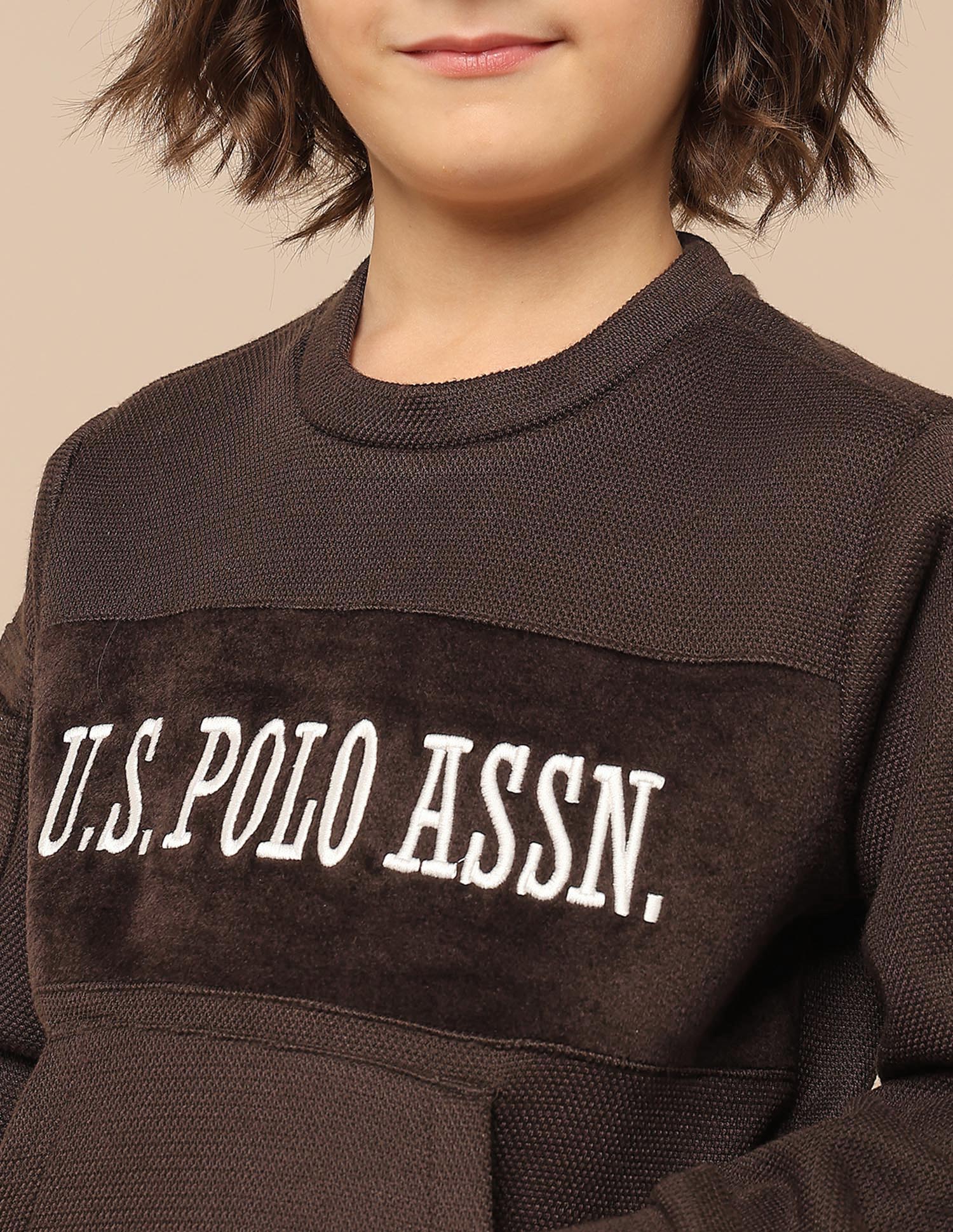 Boys Brand Embroidered Regular Fit Sweatshirt - Image 7