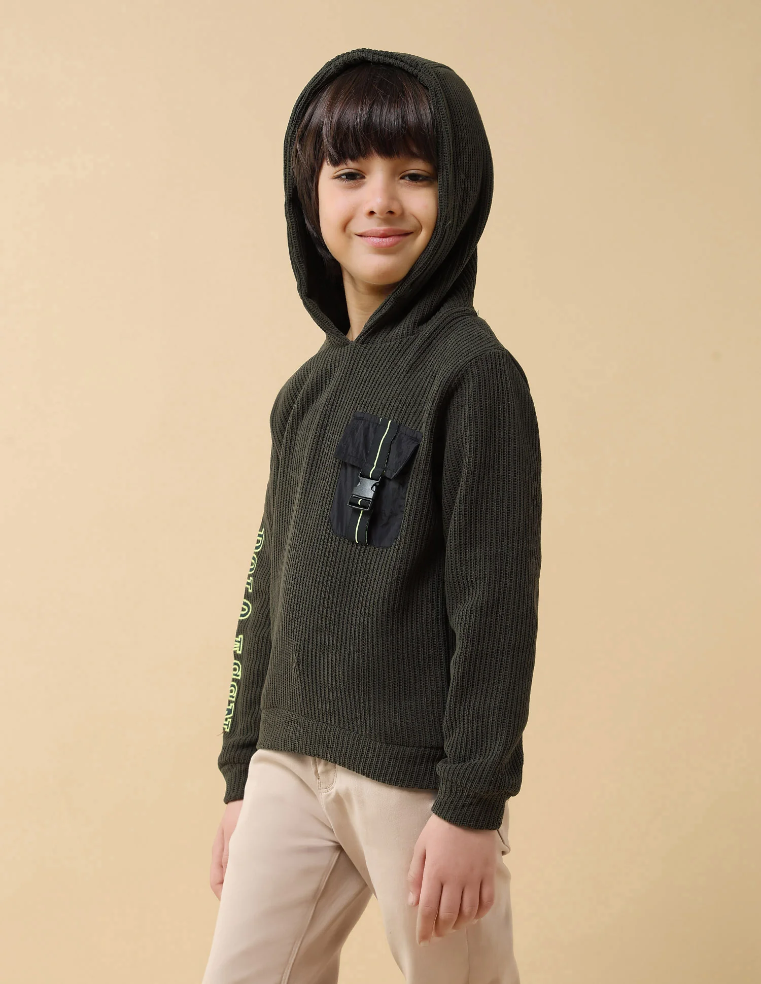 Boys Brand Embroidered Regular Fit Sweatshirt - Image 4