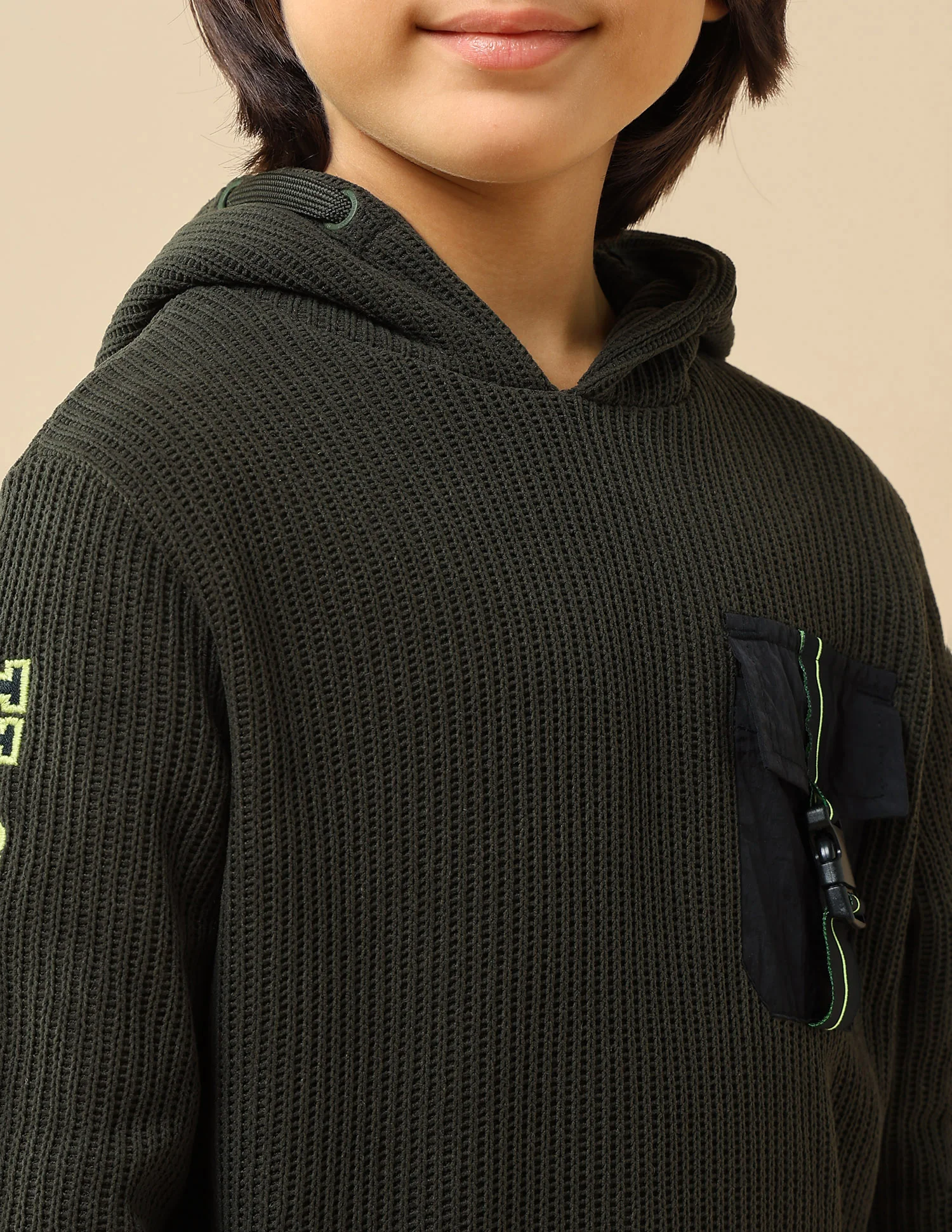 Boys Brand Embroidered Regular Fit Sweatshirt - Image 6