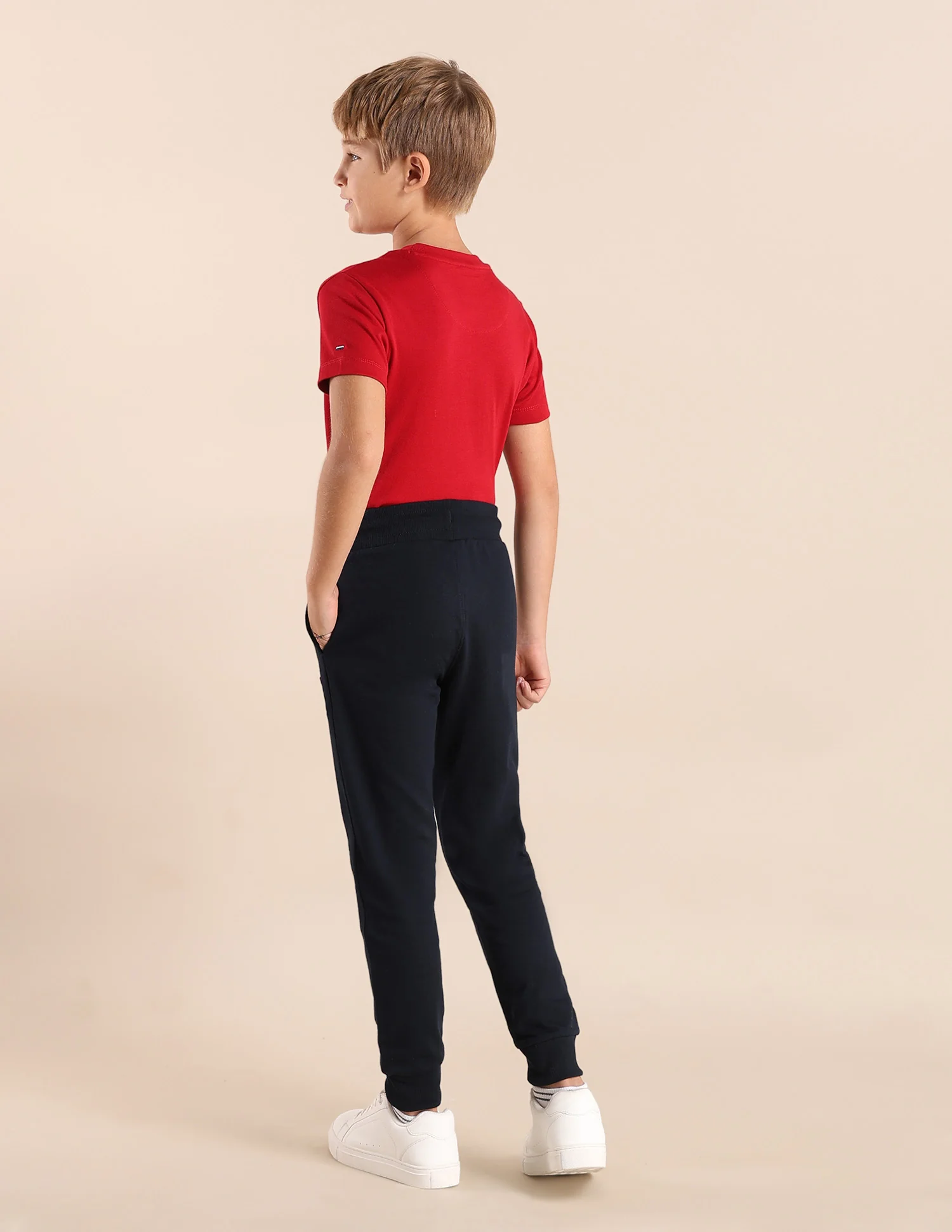 Boys Brand Embroidered Track Pants - Image 4