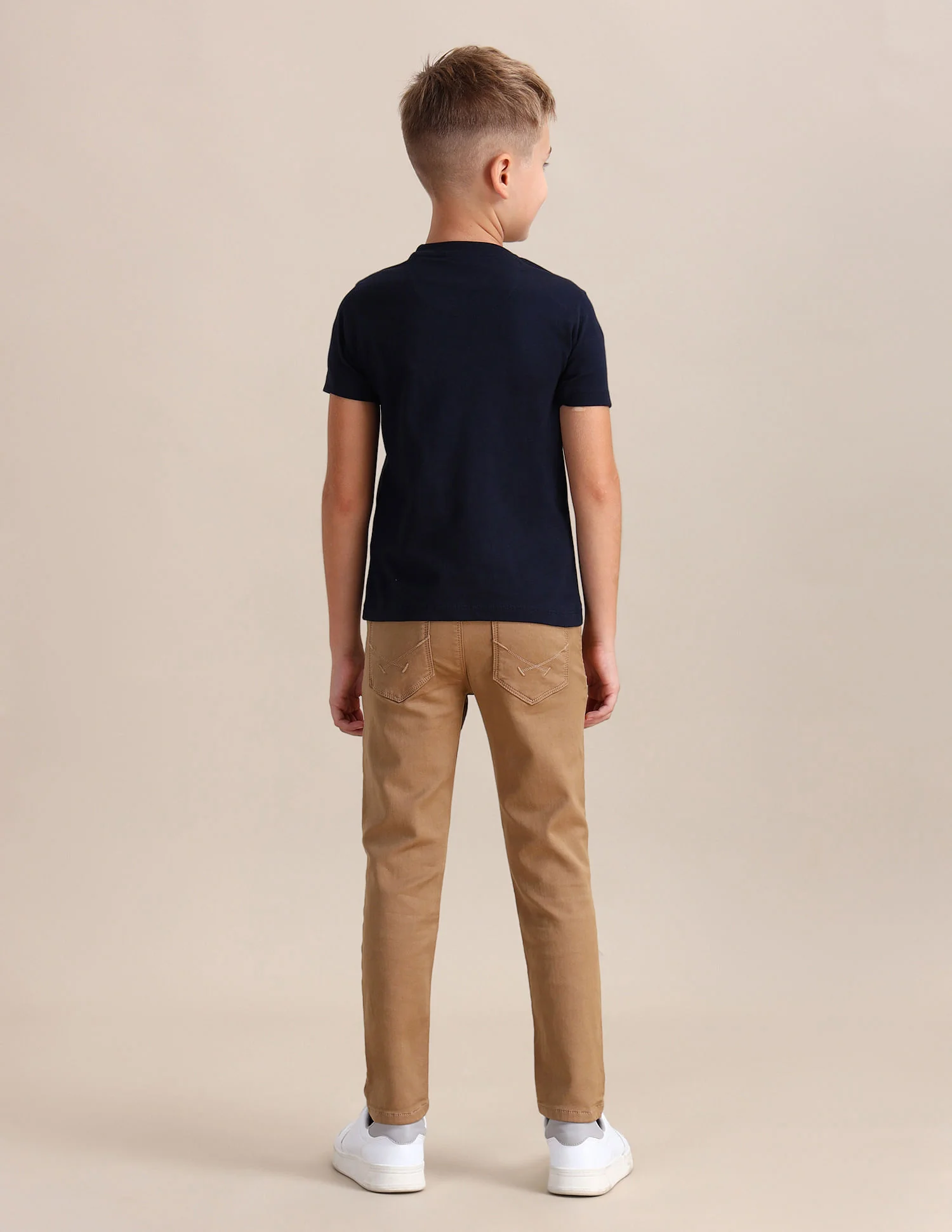 Boys Brand Print Regular Fit T-shirt - Image 5