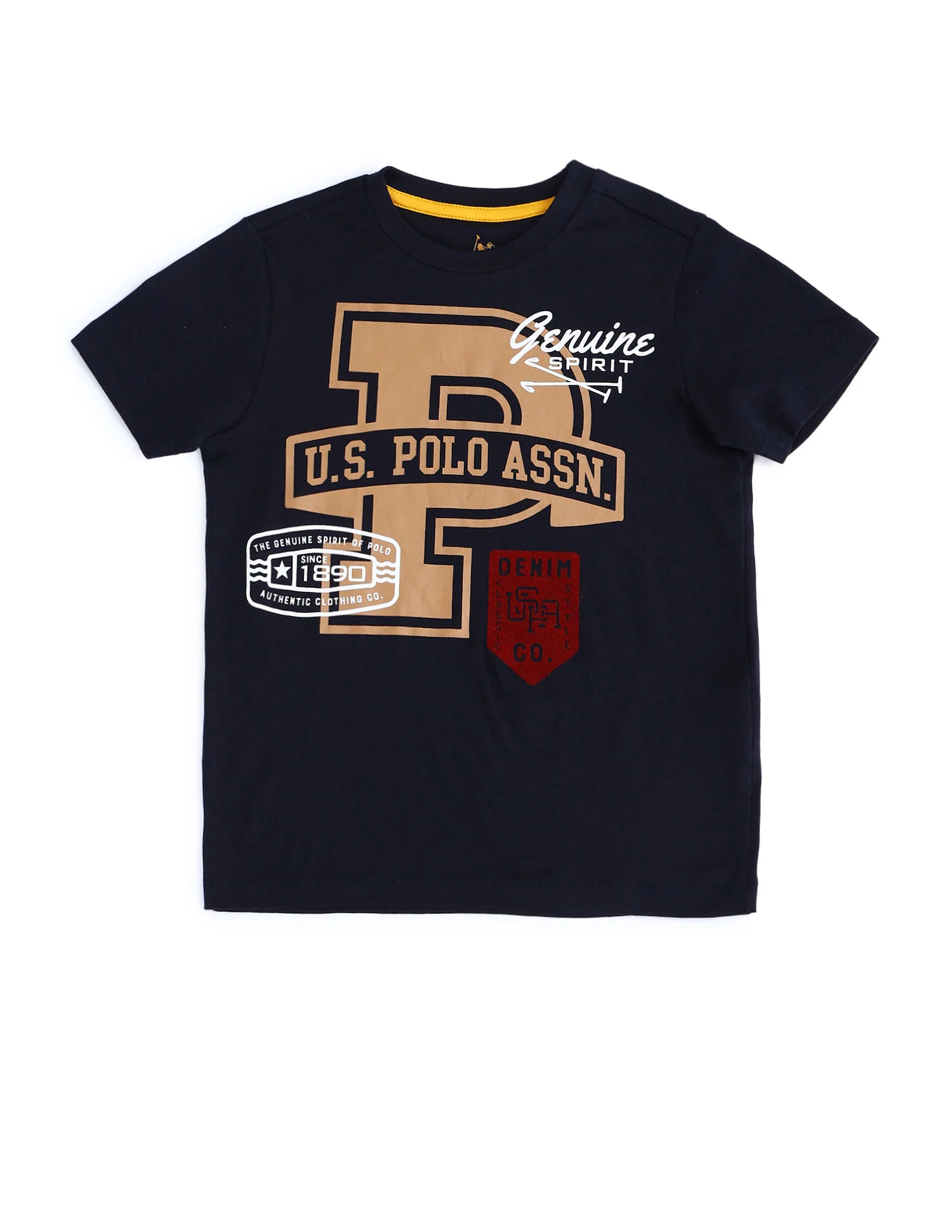Boys Brand Print Regular Fit T-shirt - Image 6