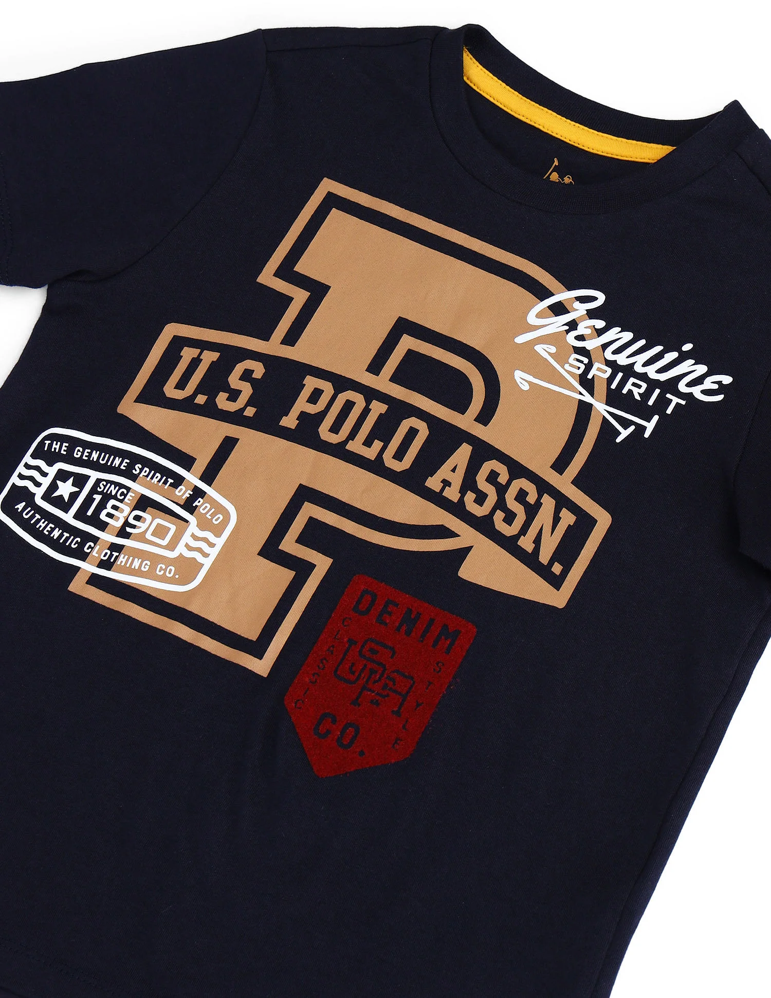 Boys Brand Print Regular Fit T-shirt - Image 8