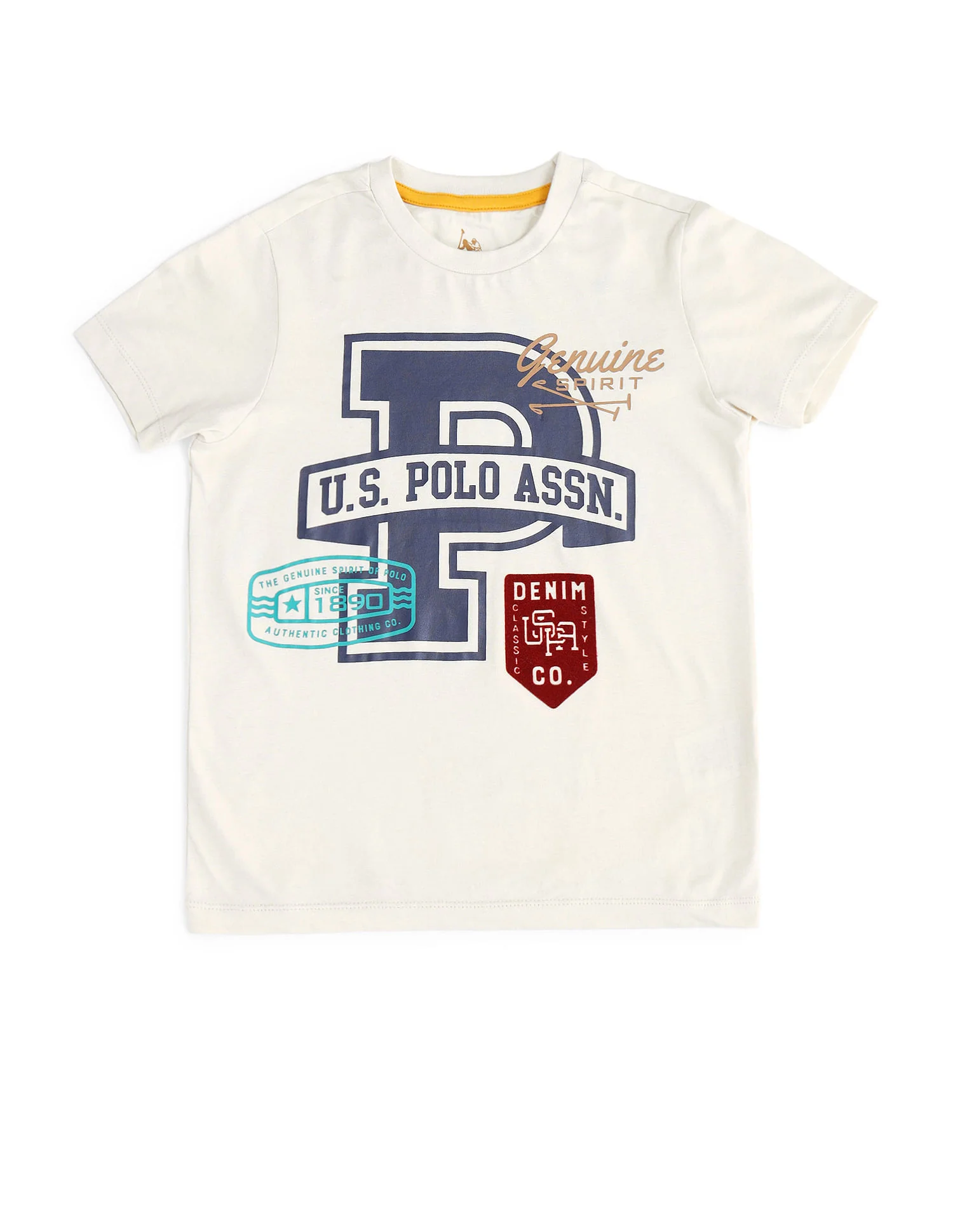 Boys Brand Print Regular Fit T-shirt - Image 5