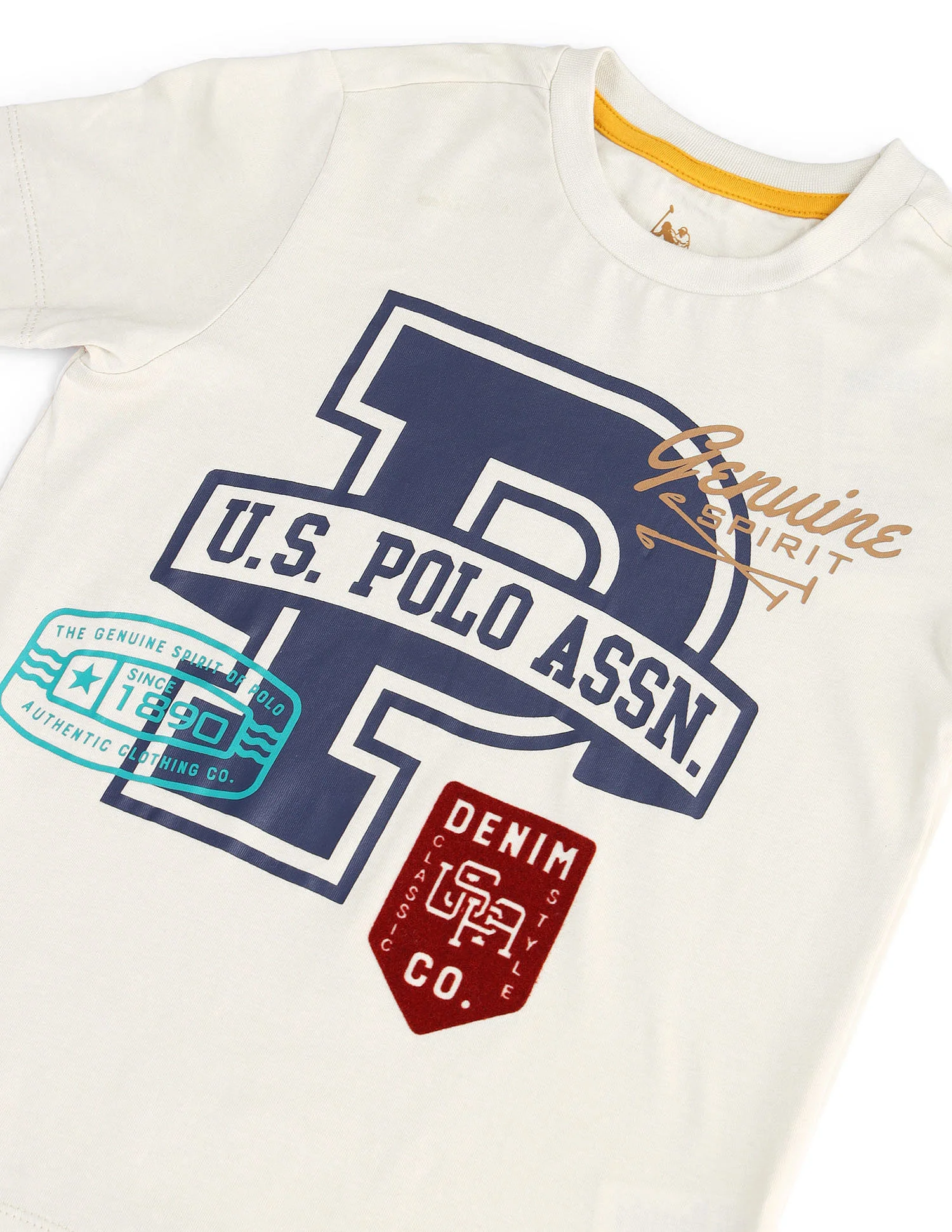 Boys Brand Print Regular Fit T-shirt - Image 7