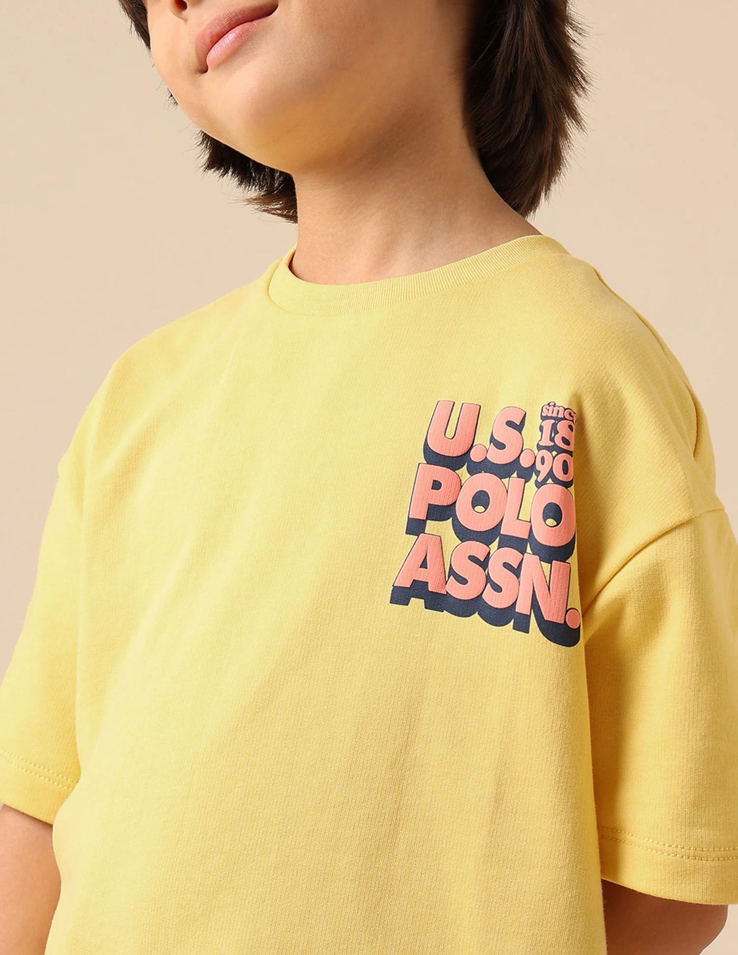 Boys Brand Printed Boxy Fit T Shirt - Image 6