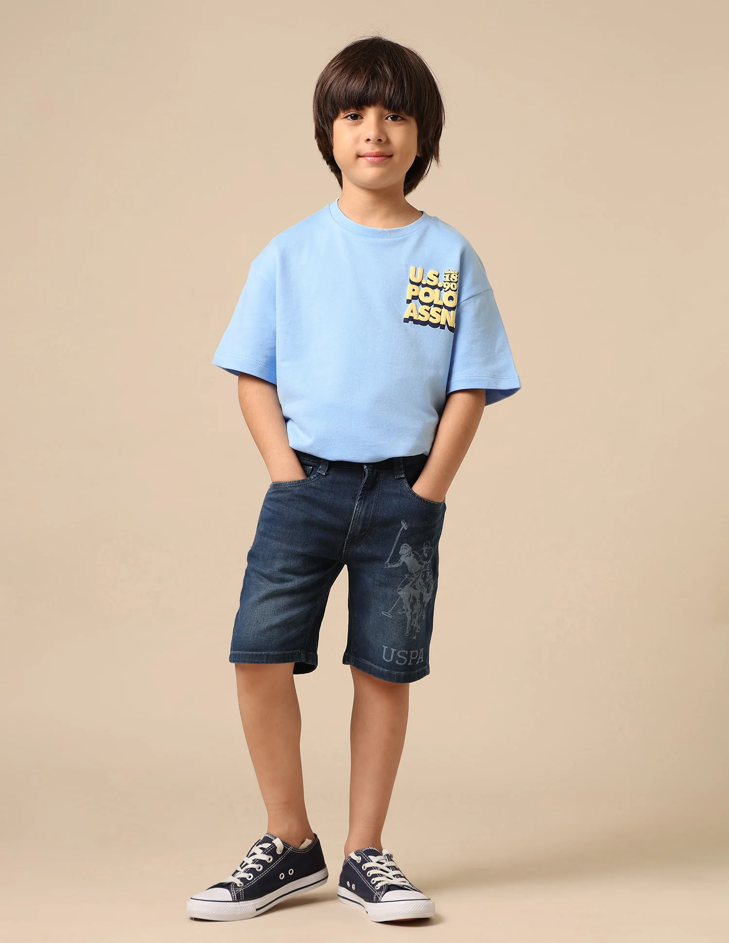 Boys Brand Printed Boxy Fit T Shirt - Image 3