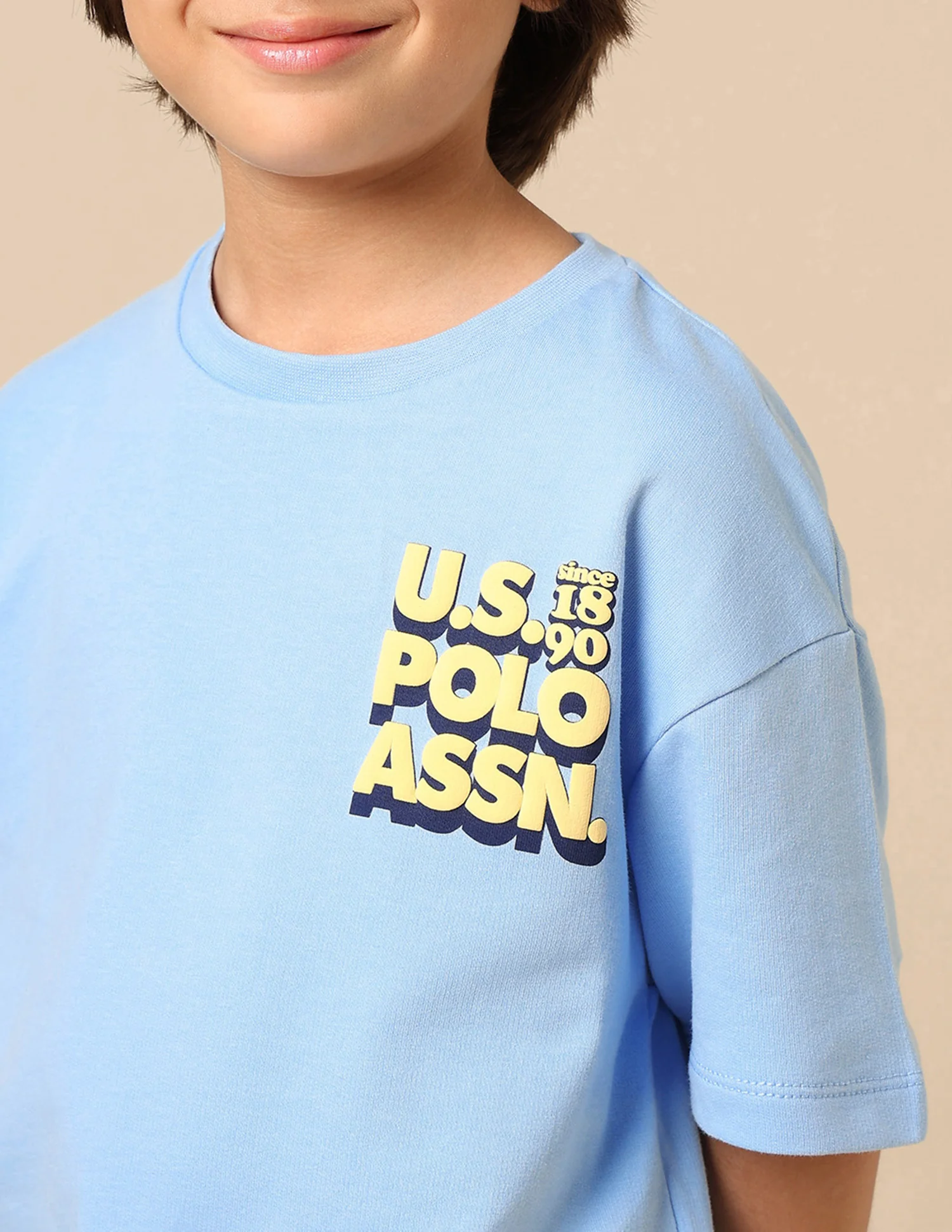 Boys Brand Printed Boxy Fit T Shirt - Image 6