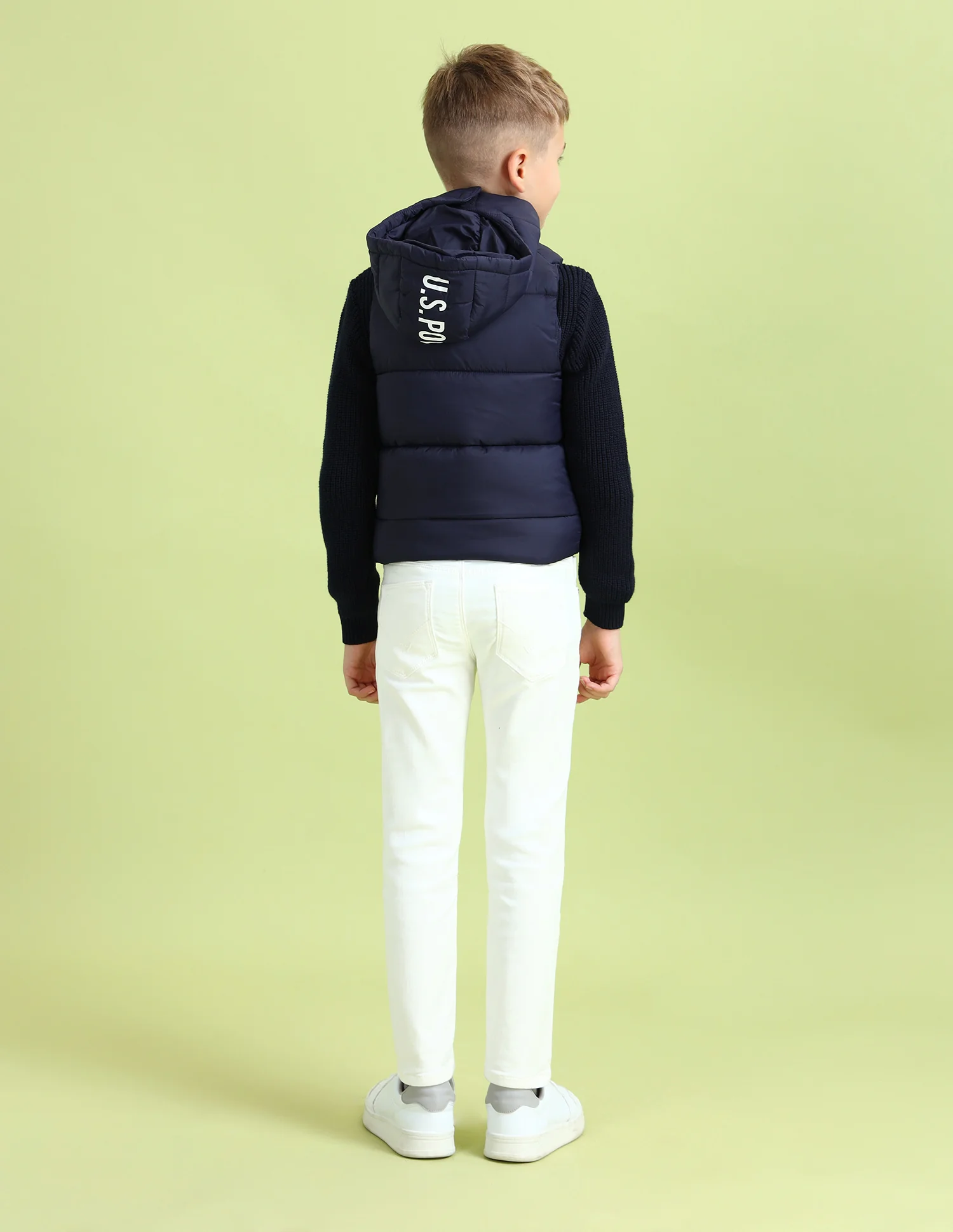 Boys Brand Printed Hooded Jacket - Image 4