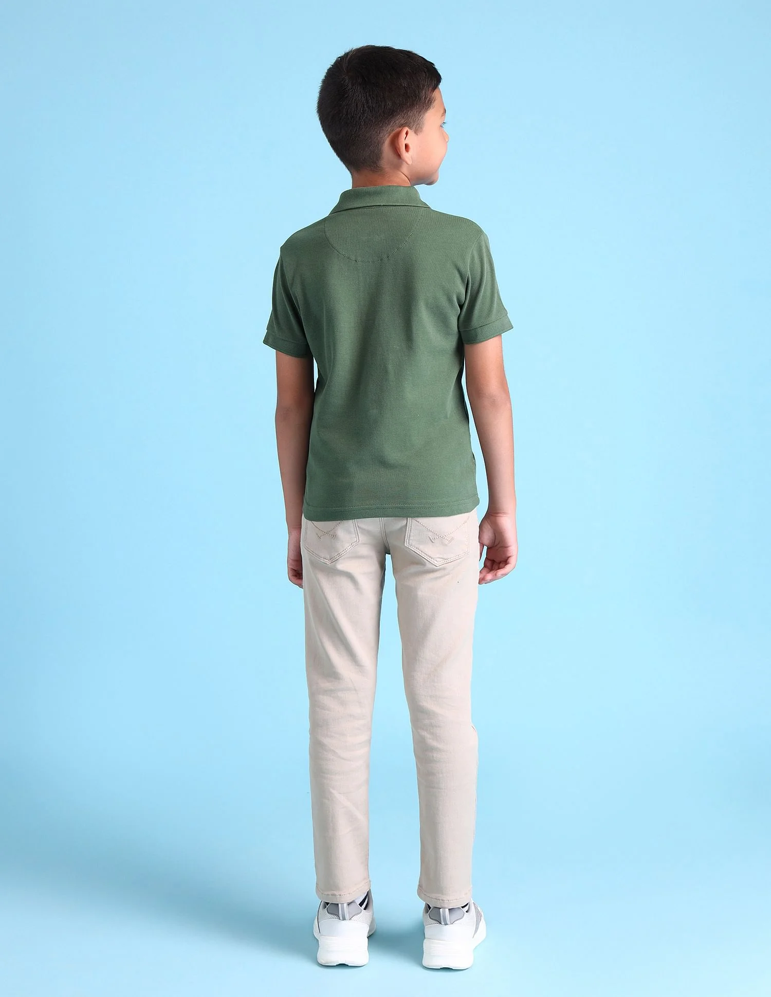 Boys Brand Printed Polo Shirt - Image 4