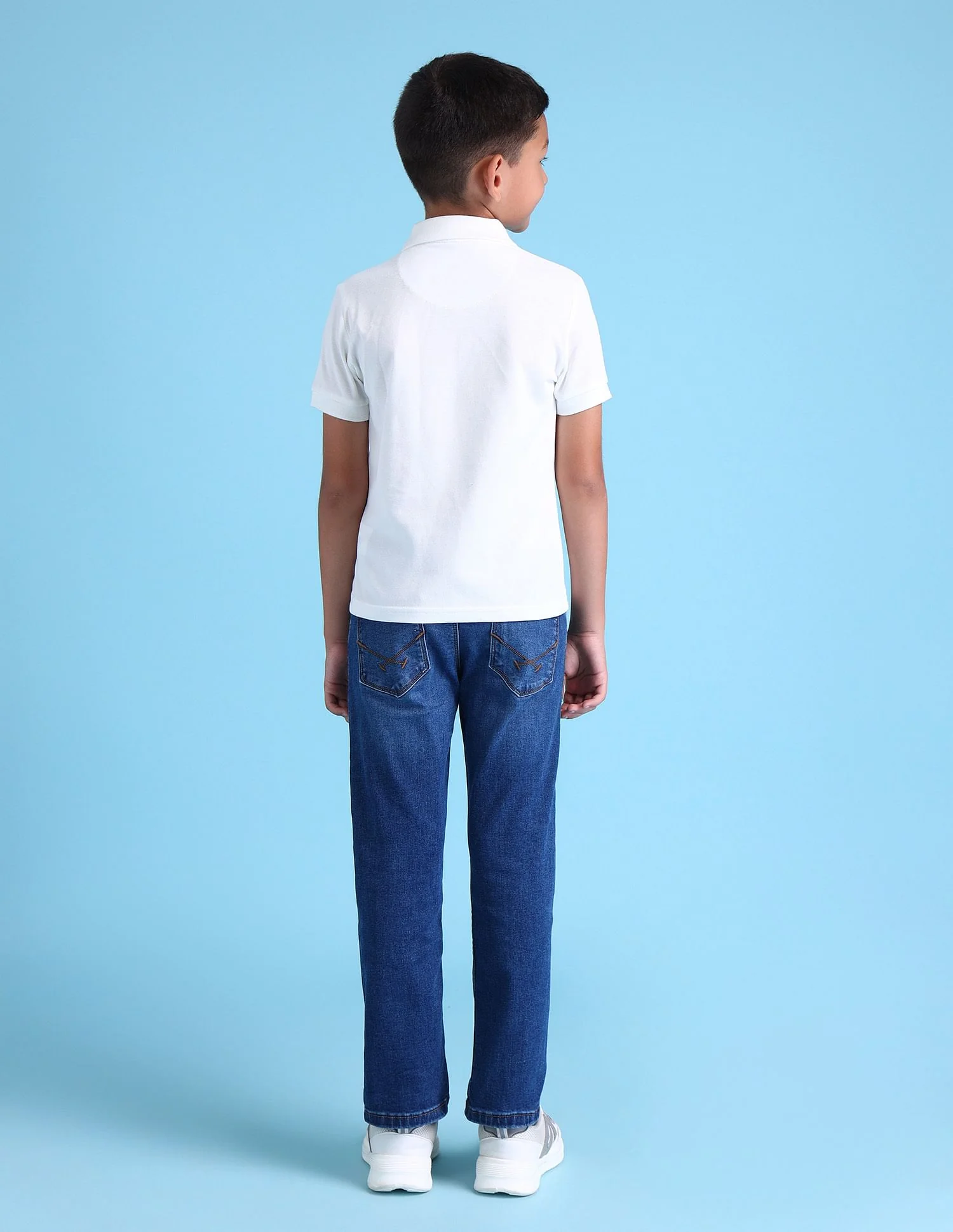Boys Brand Printed Polo Shirt - Image 4