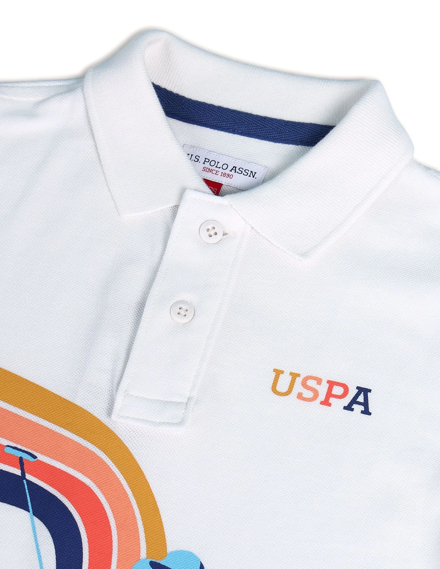 Boys Brand Printed Polo Shirt - Image 7