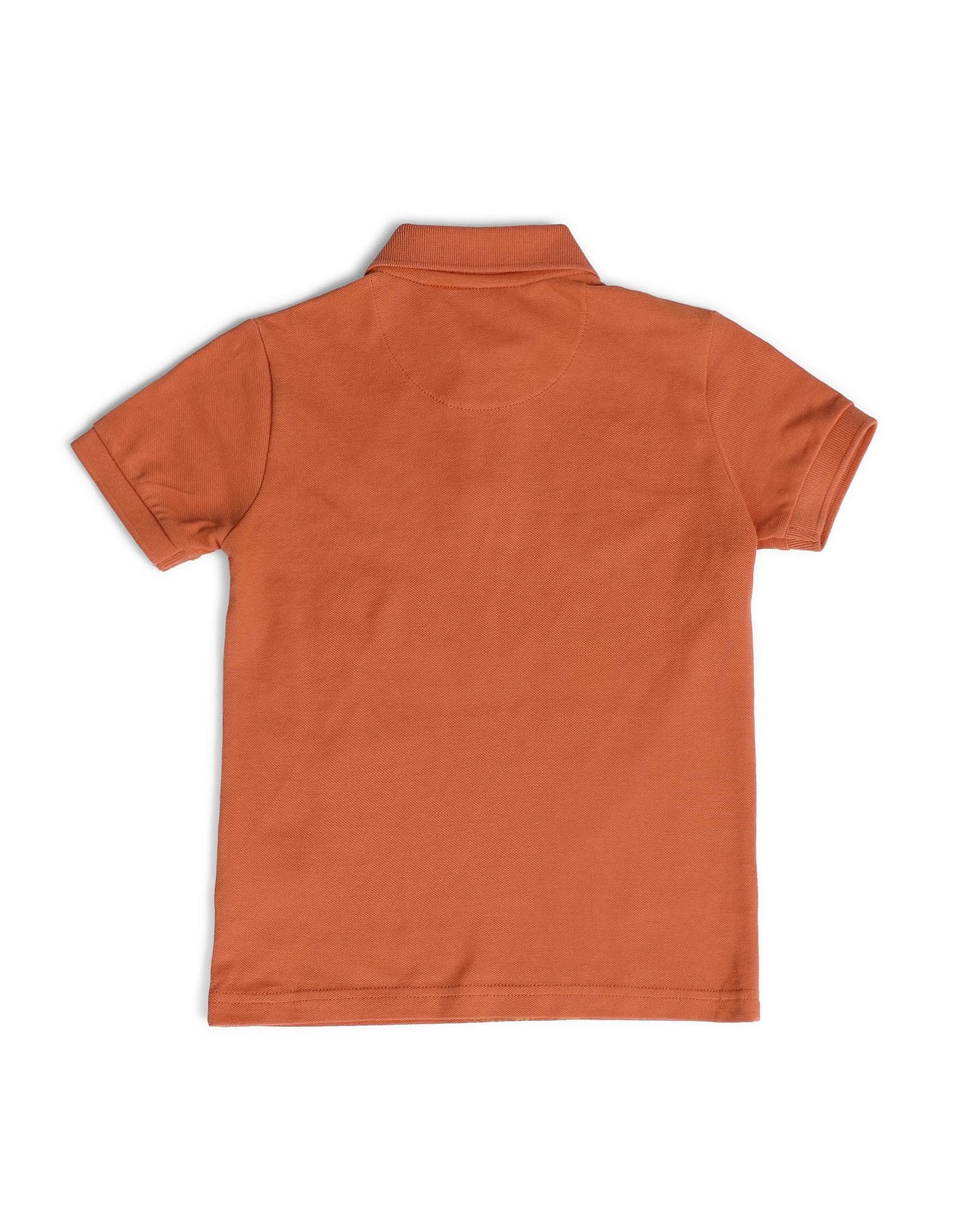 Boys Brand Printed Polo Shirt - Image 6