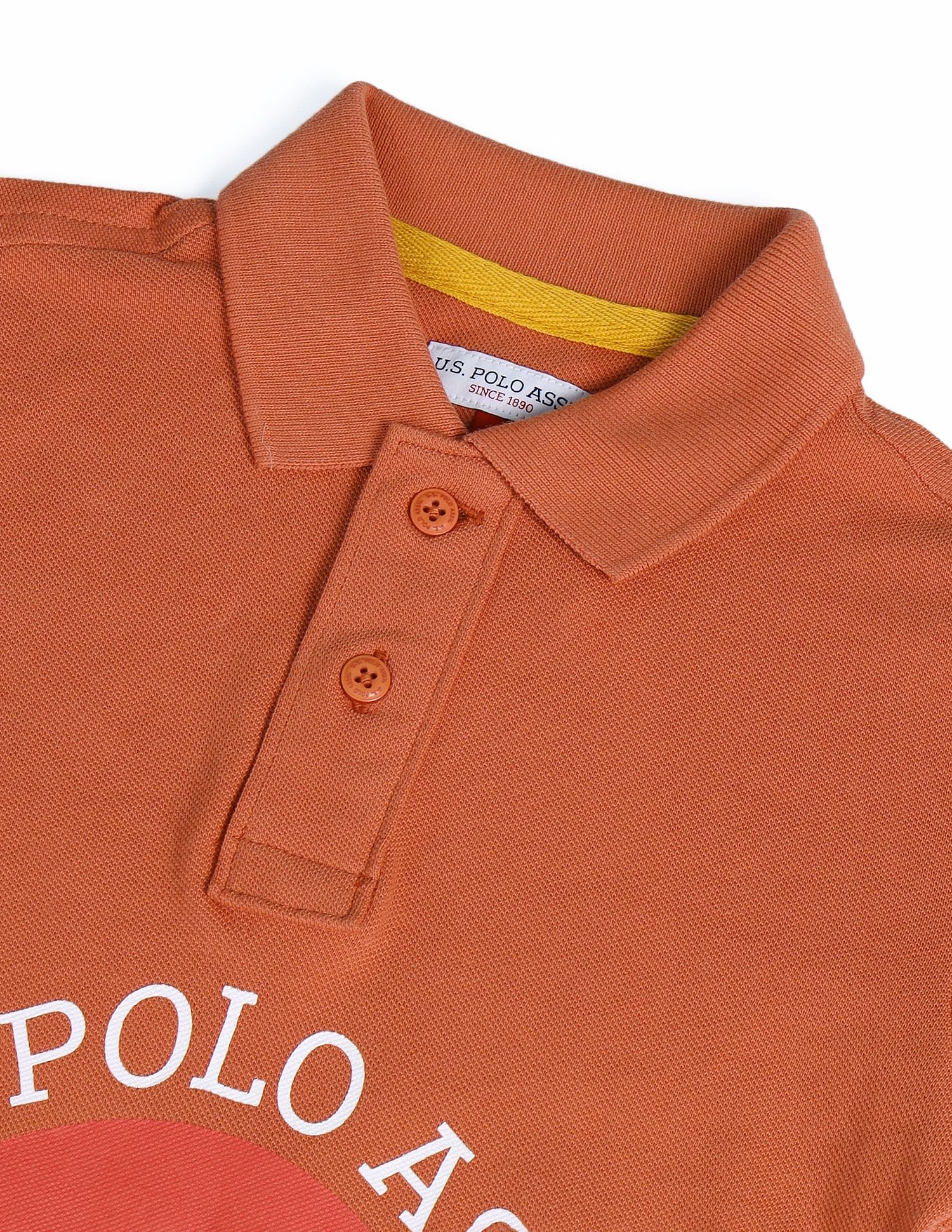 Boys Brand Printed Polo Shirt - Image 7